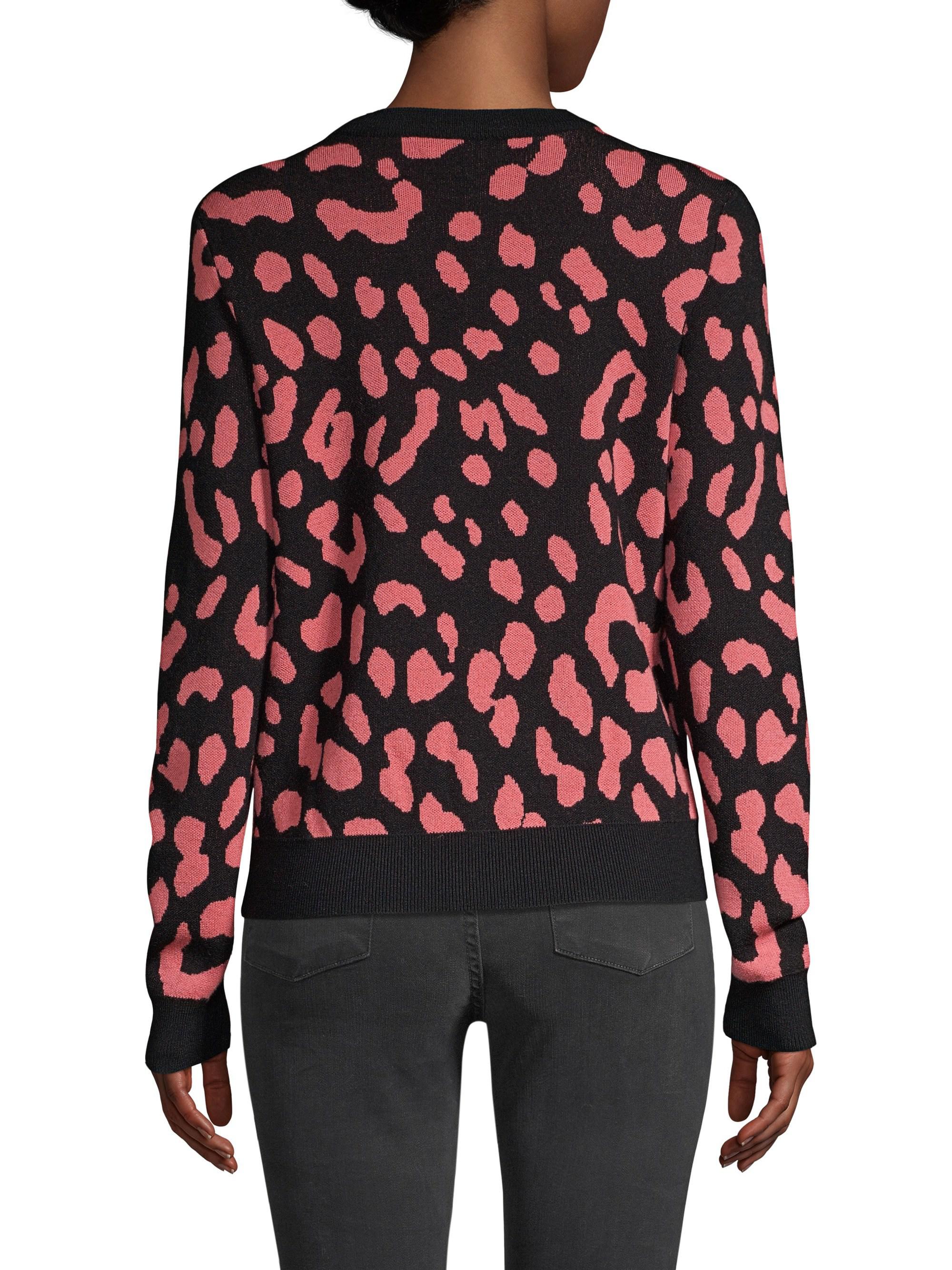 alice and olivia cheetah sweater