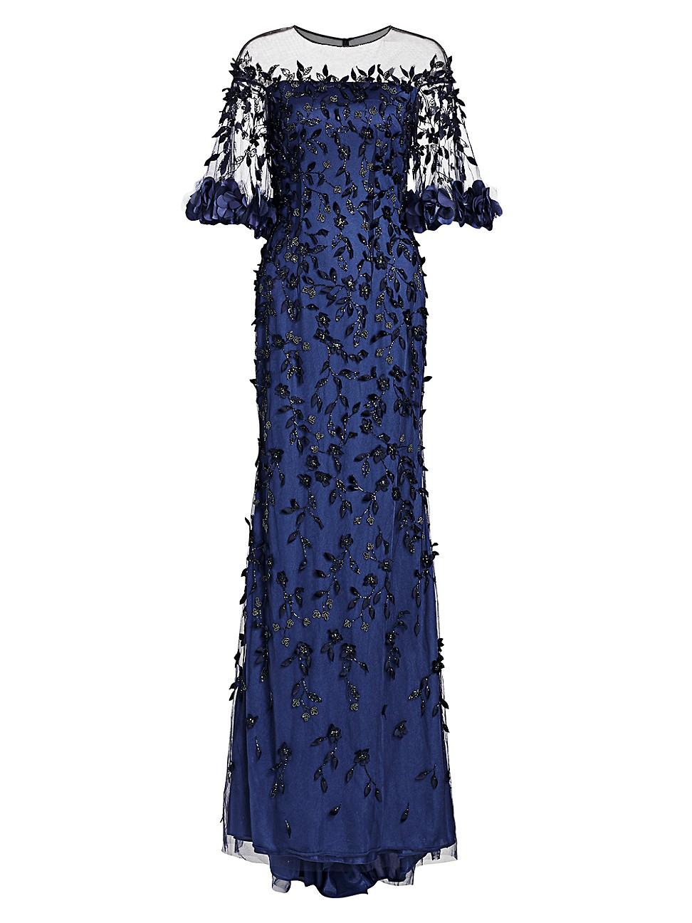 theia embellished tulle gown
