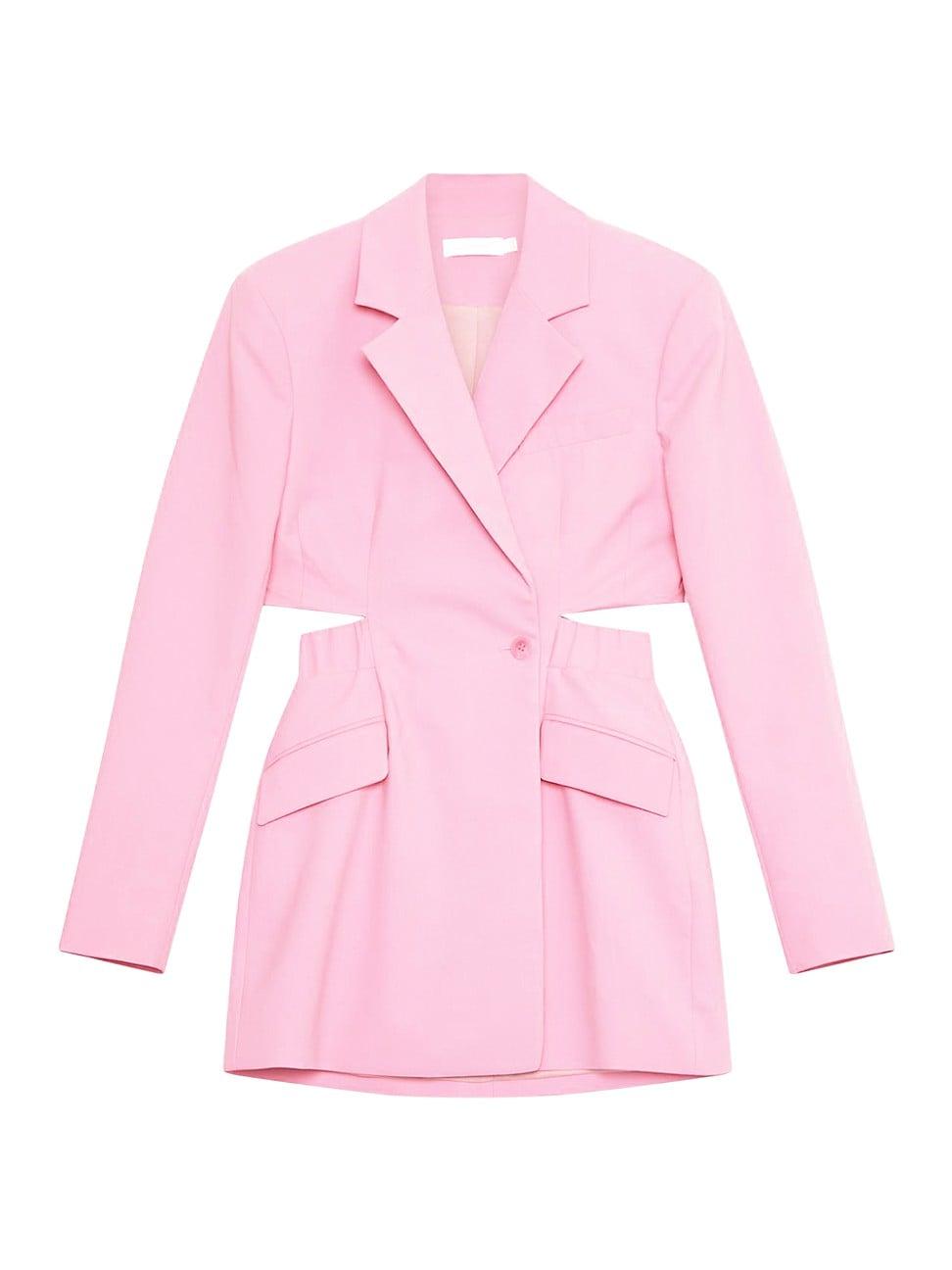 Jonathan Simkhai Kylo Cut-out Blazer in Pink | Lyst