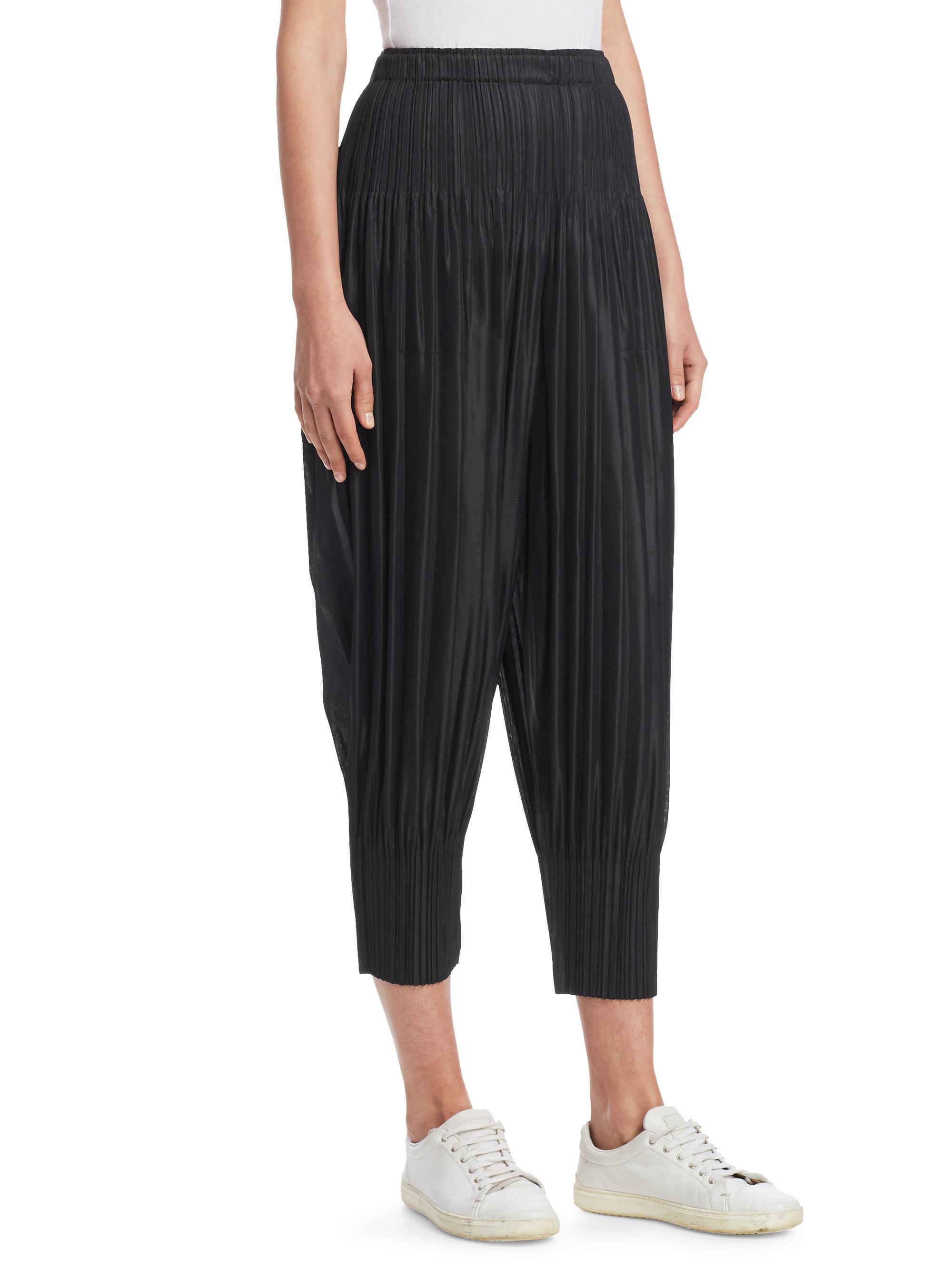 black fluffy joggers