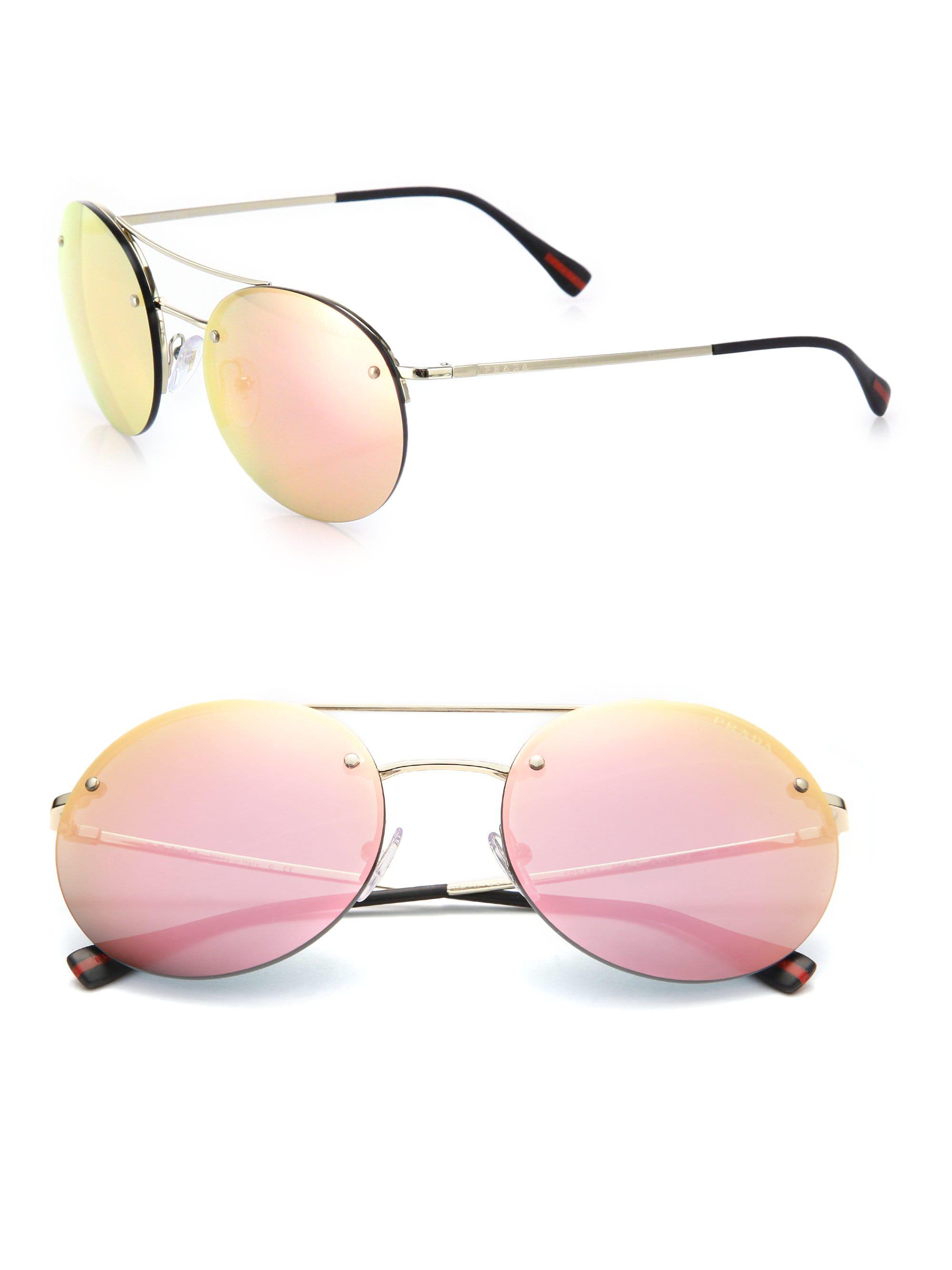 prada rose gold sunglasses
