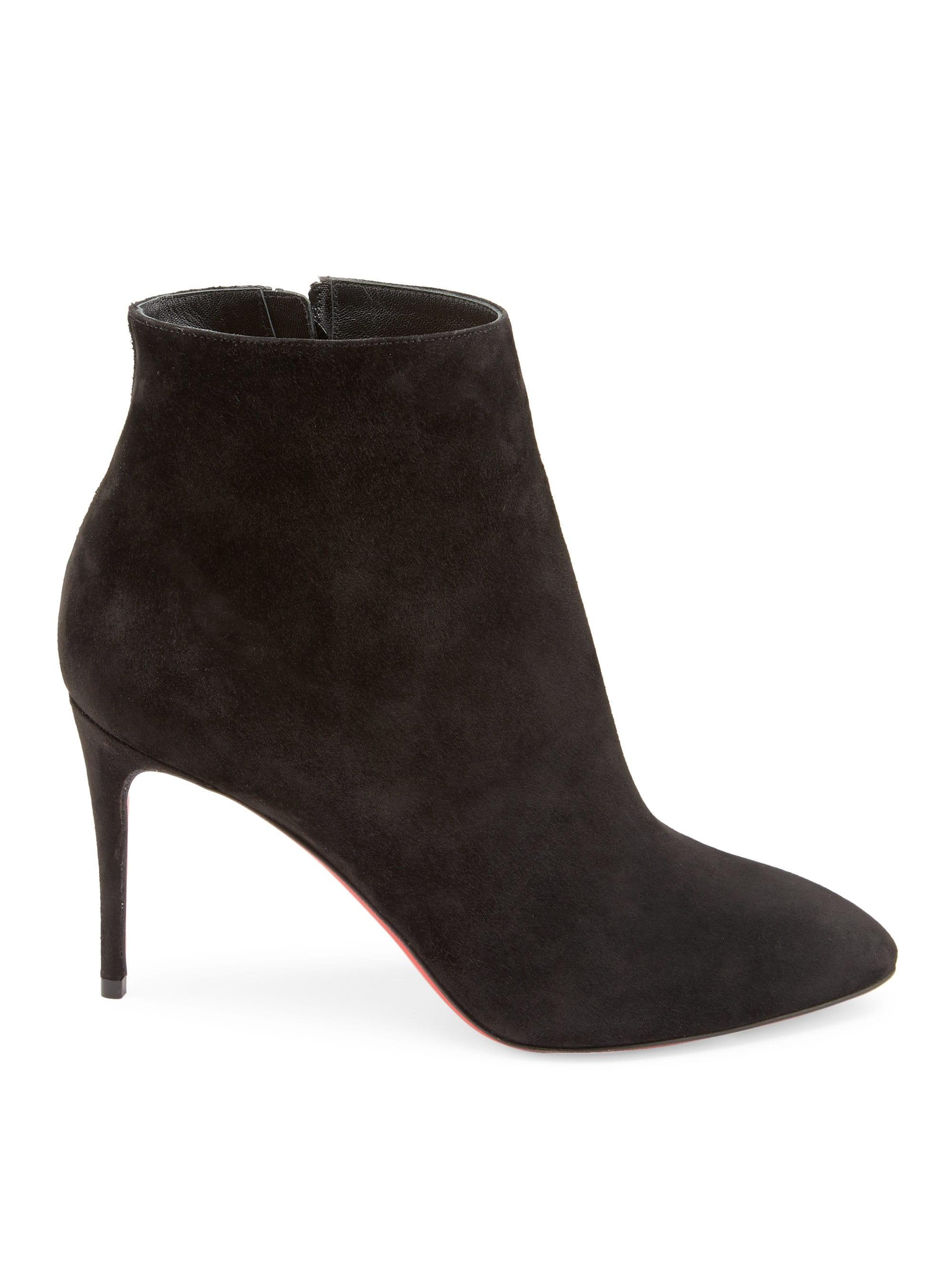 eloise leather red sole booties