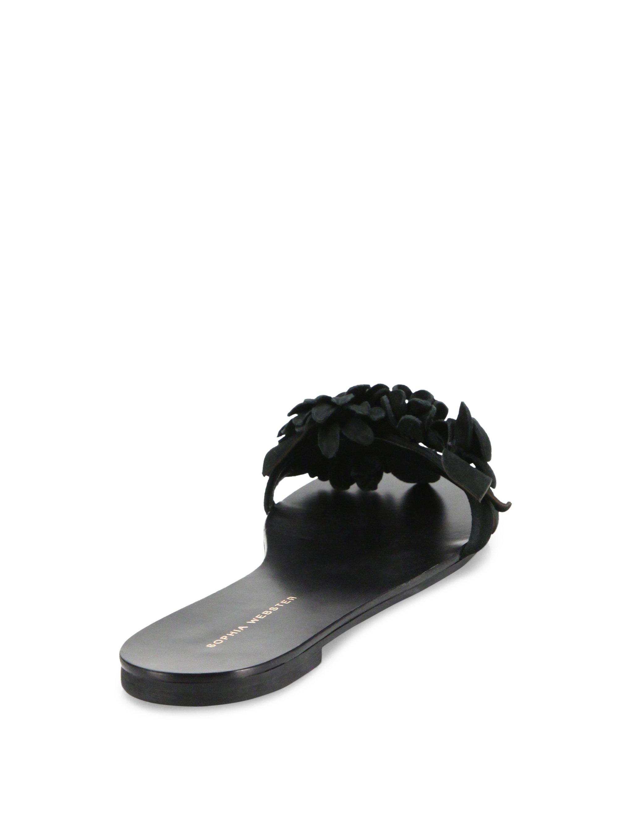 ð2 LEFTð Flower Slides, NWOT | Flower sandals, Bamboo shoes, Fashion