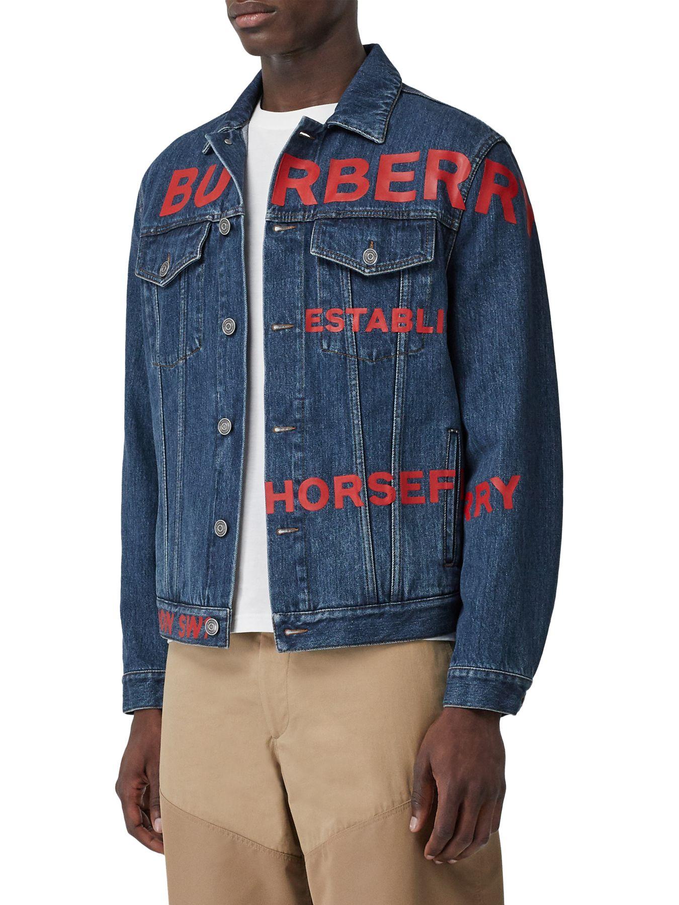 Actualizar 35+ imagen burberry jean jacket mens