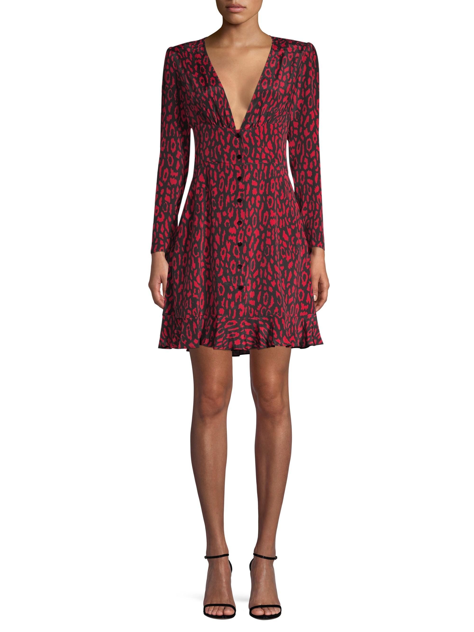 the kooples animal print dress