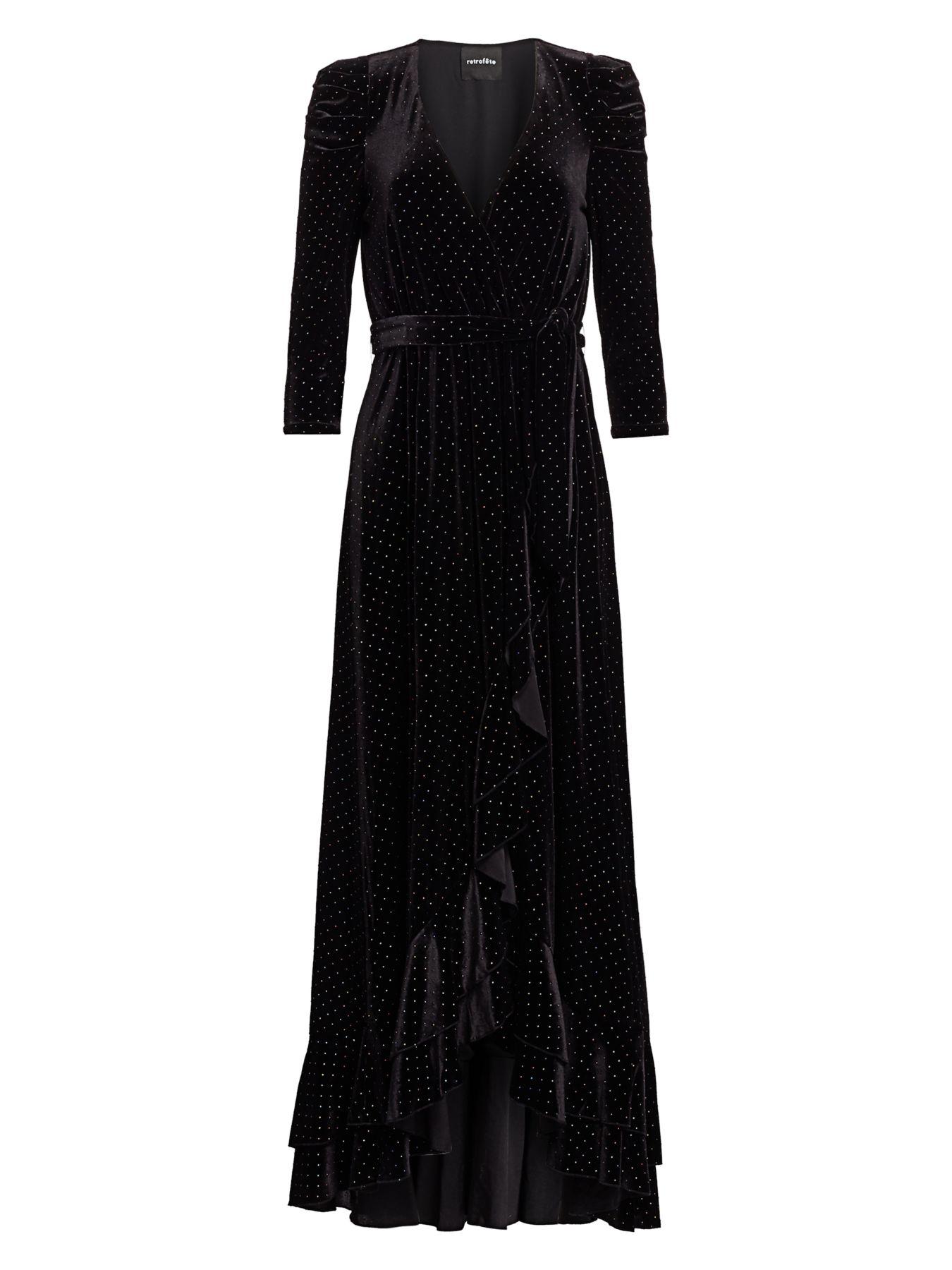 retrofete black gown