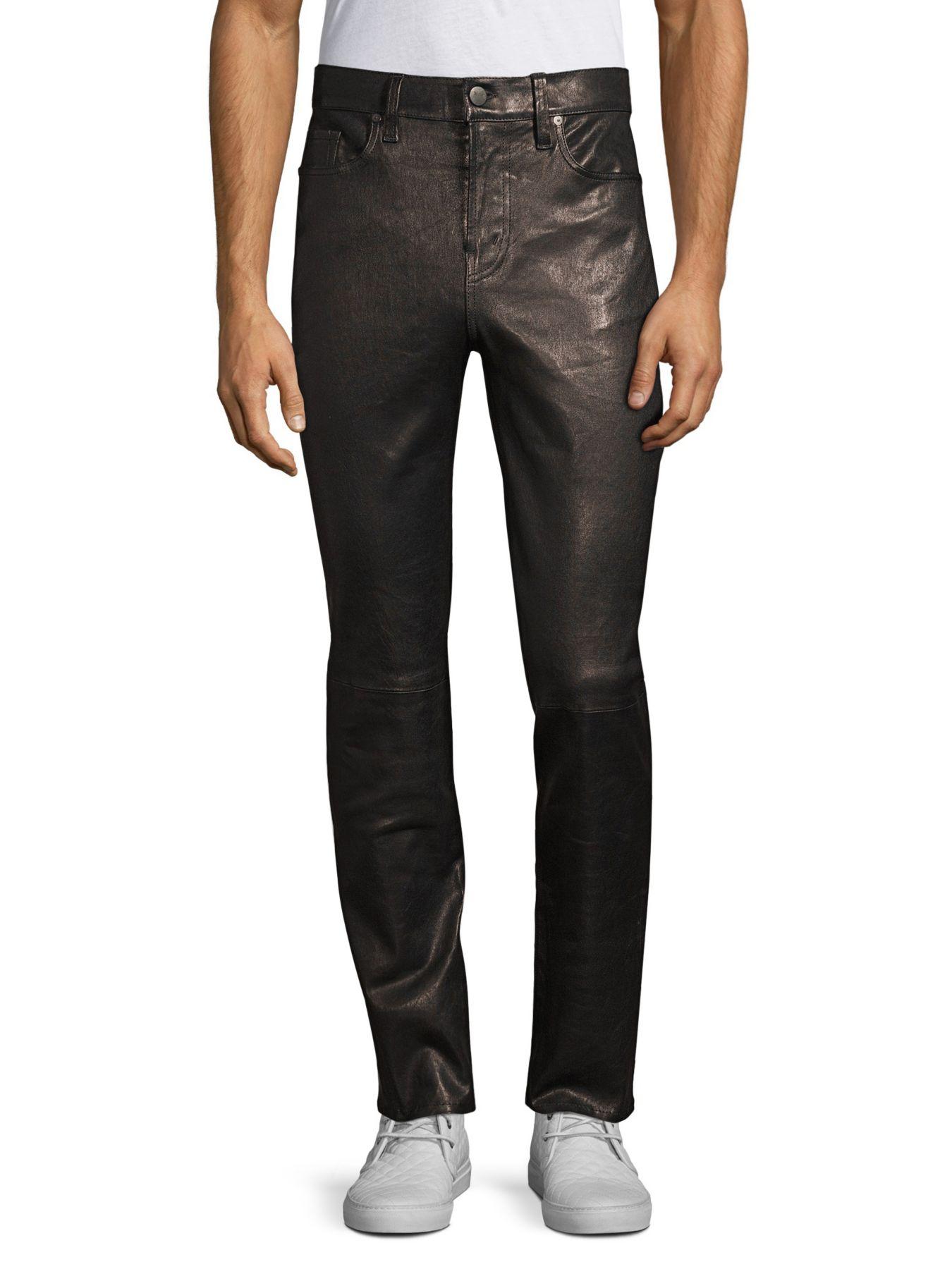 j brand mens leather pants