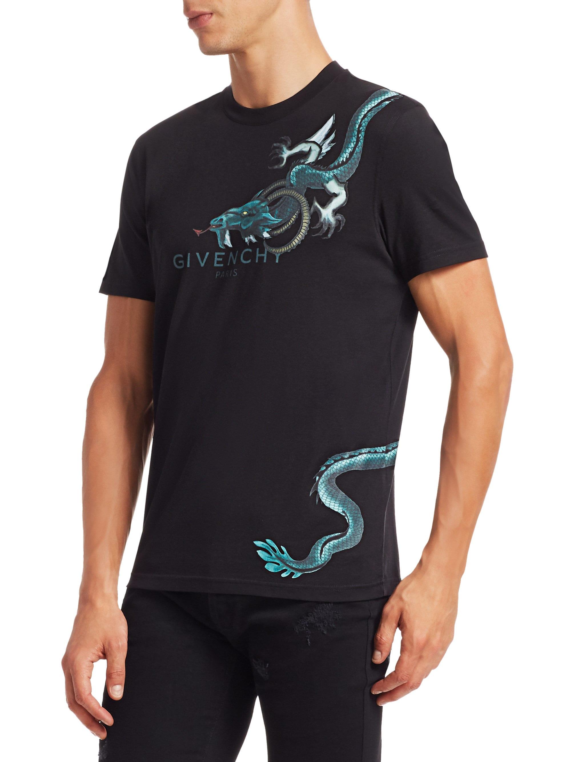Givenchy Dragon Tee in Black for Men | Lyst