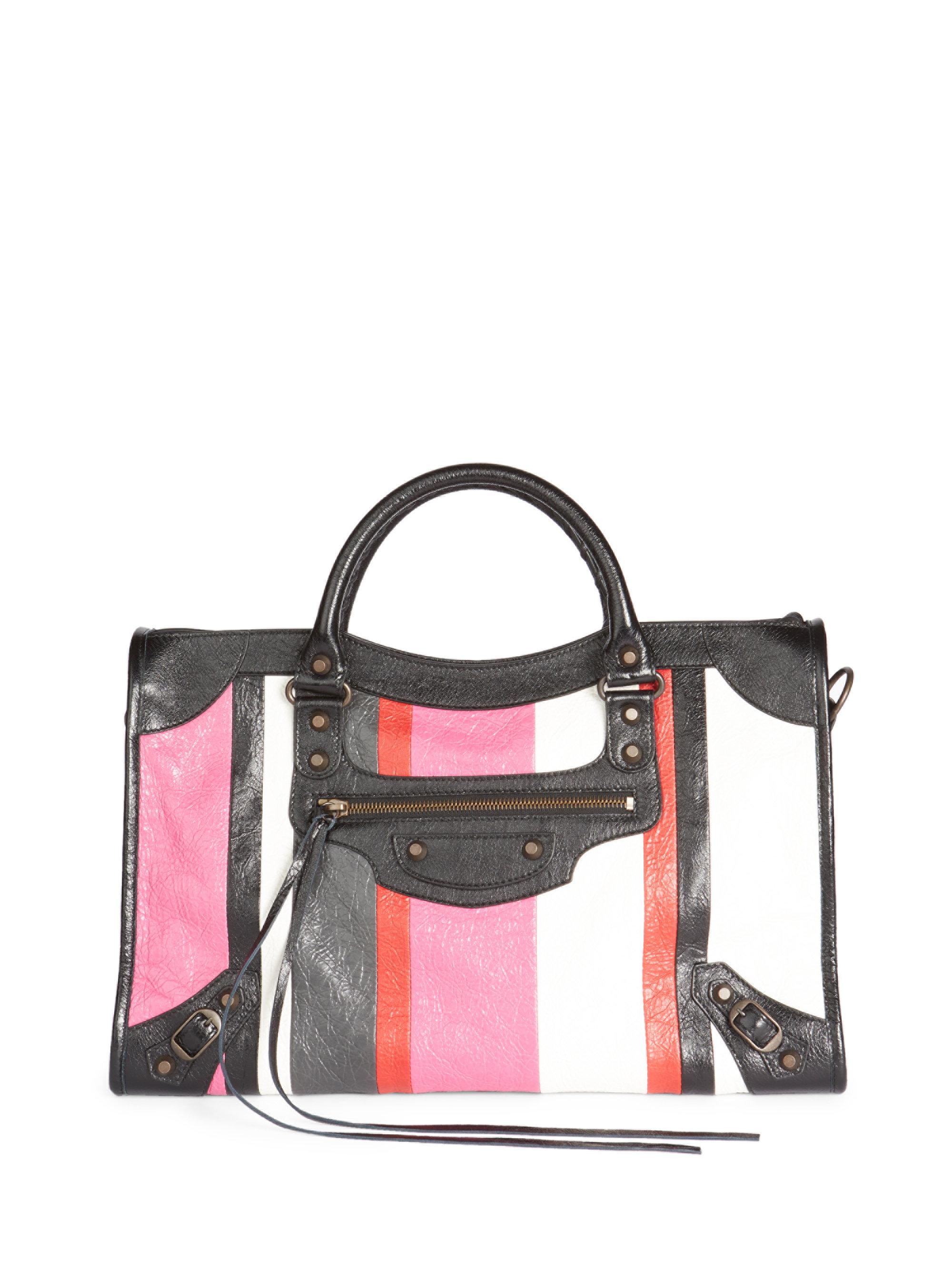 balenciaga city mini pink