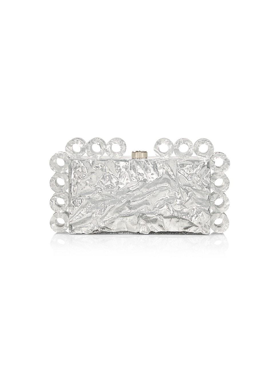 Cult Gaia Harlow Acrylic Clutch In White Lyst 8738