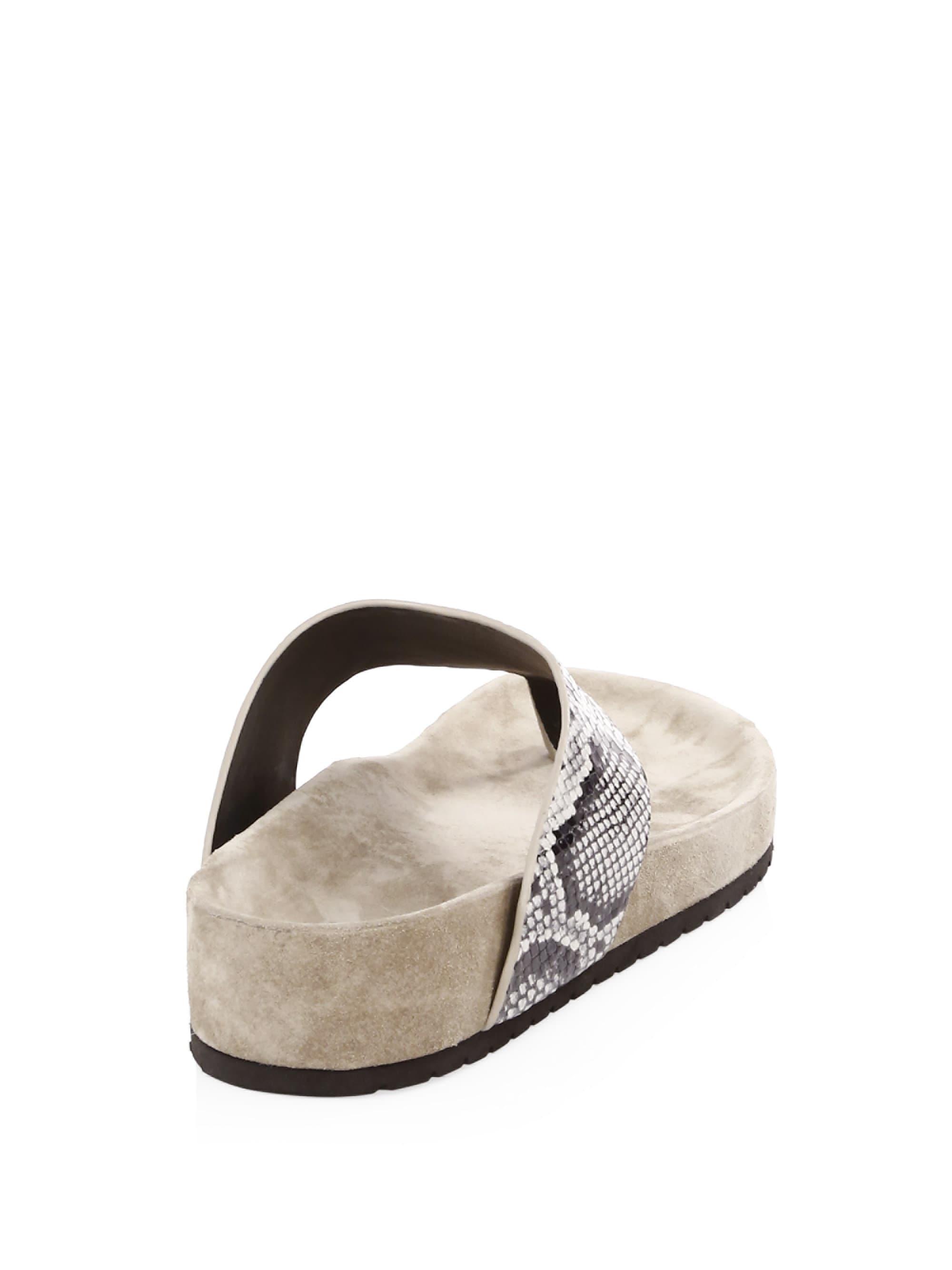 vince padma leather sandals