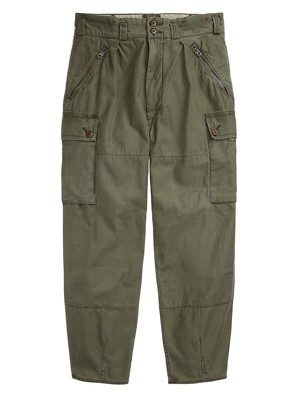 Polo Ralph Lauren Sateen Cargo Pants in Green for Men | Lyst