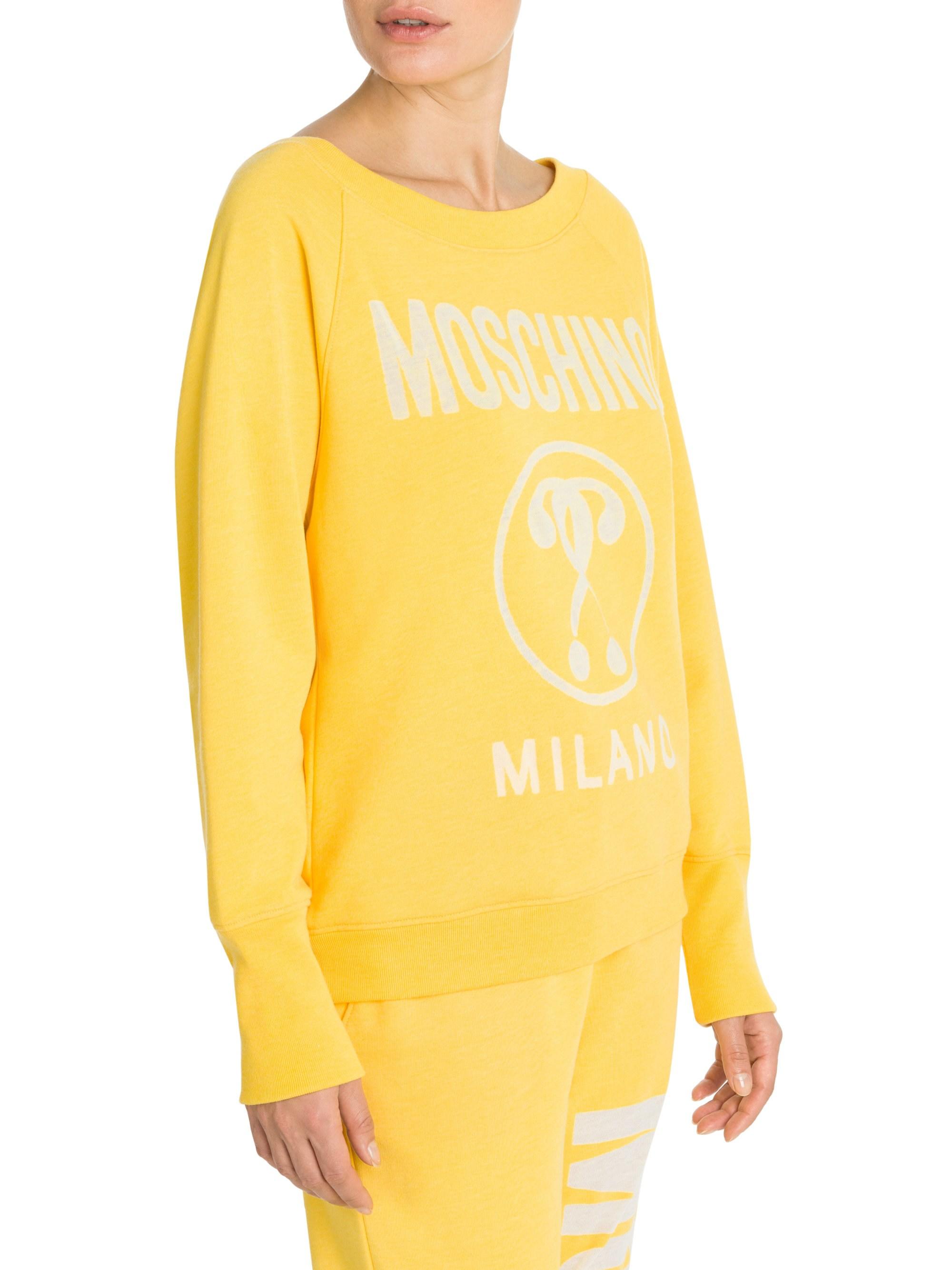moschino sweatshirt women's sale