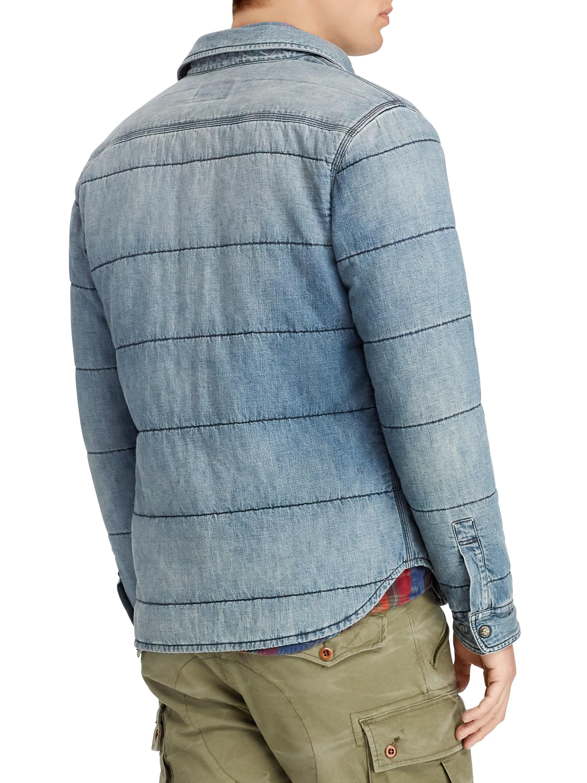 polo ralph lauren denim button down