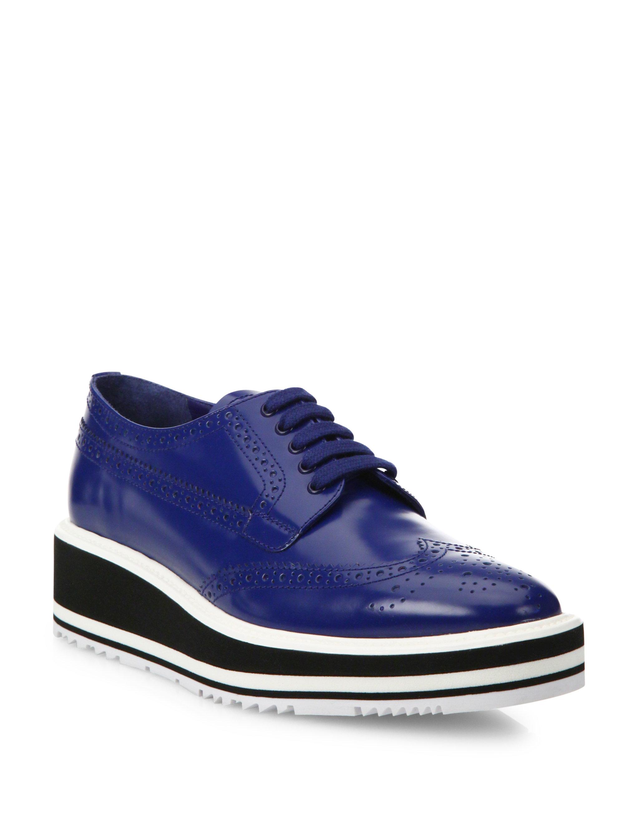 prada brogue platform oxford