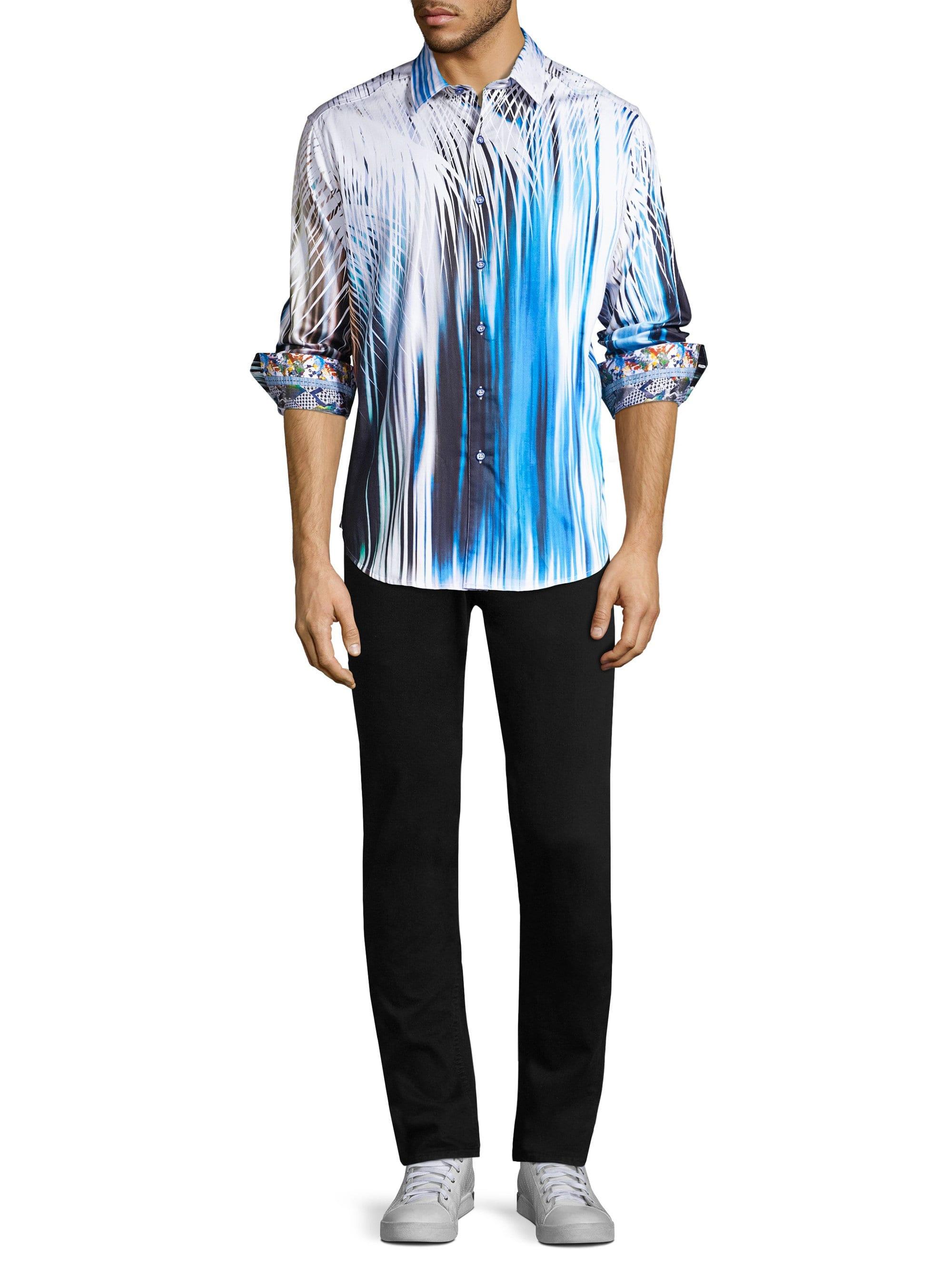 Download Robert Graham Cotton Men's Palm Springs Graphic Sport ...