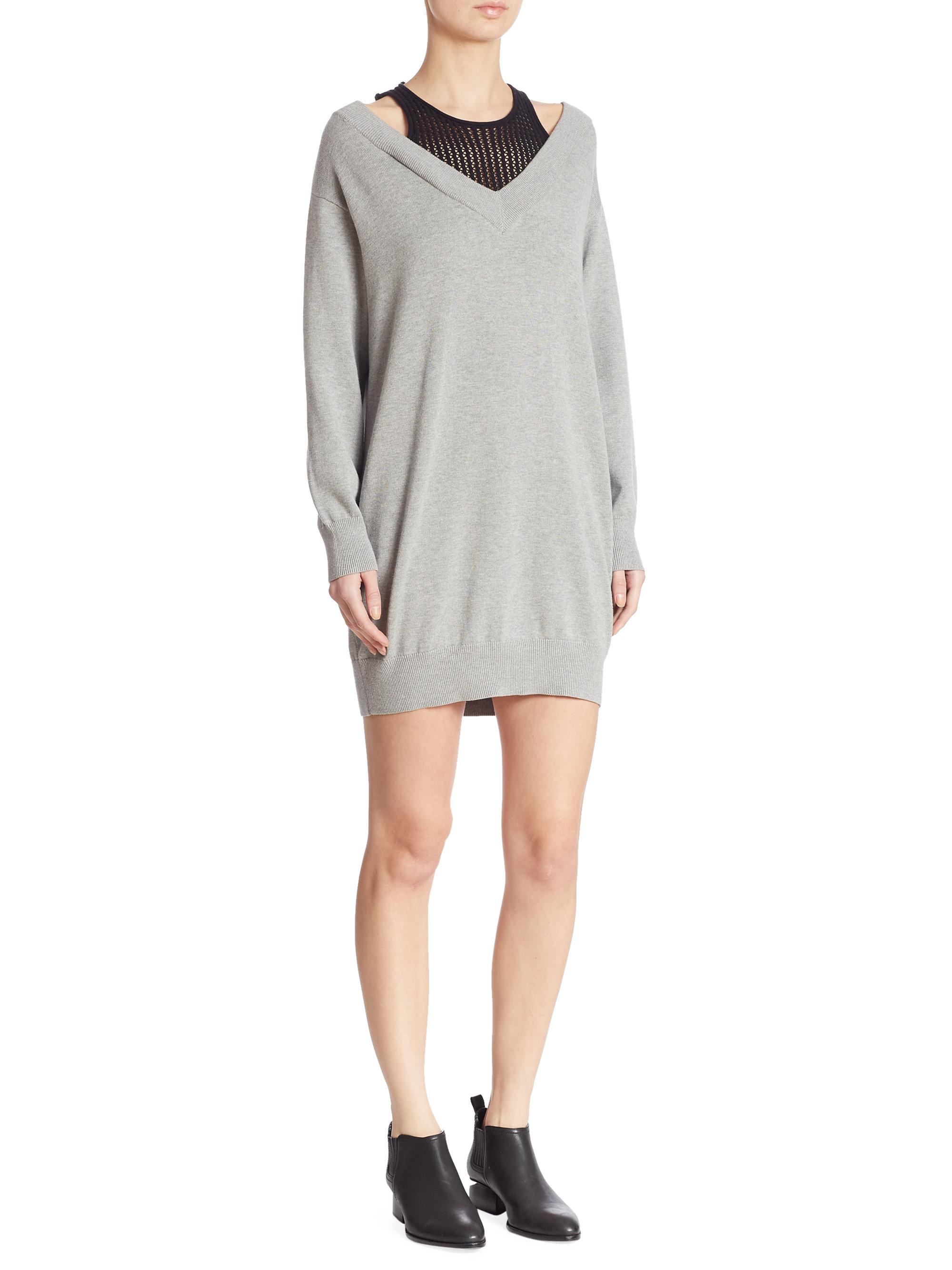 alexander wang sweater dress