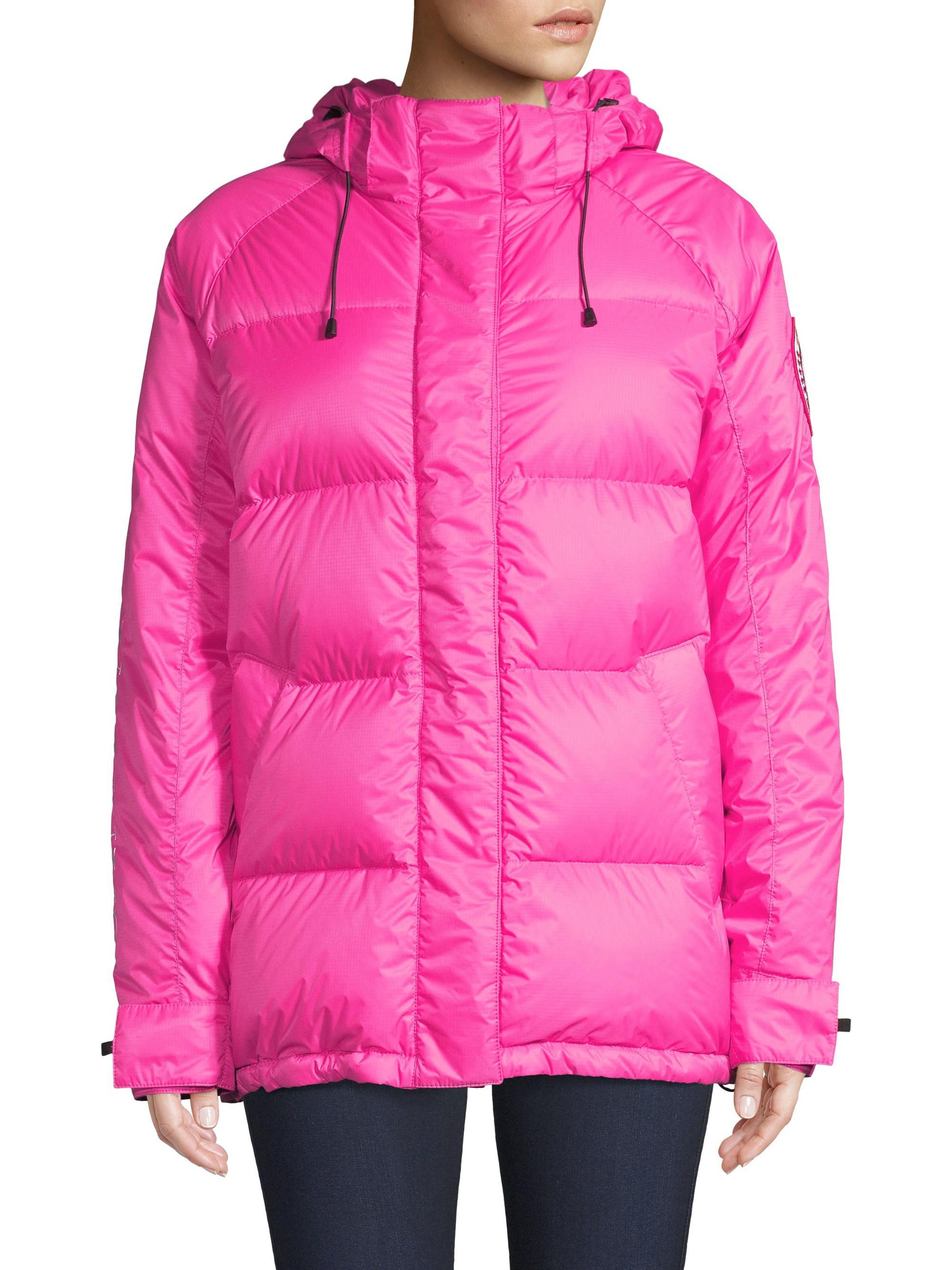 Canada Goose Approach Puffer Jacket in Pink | Lyst