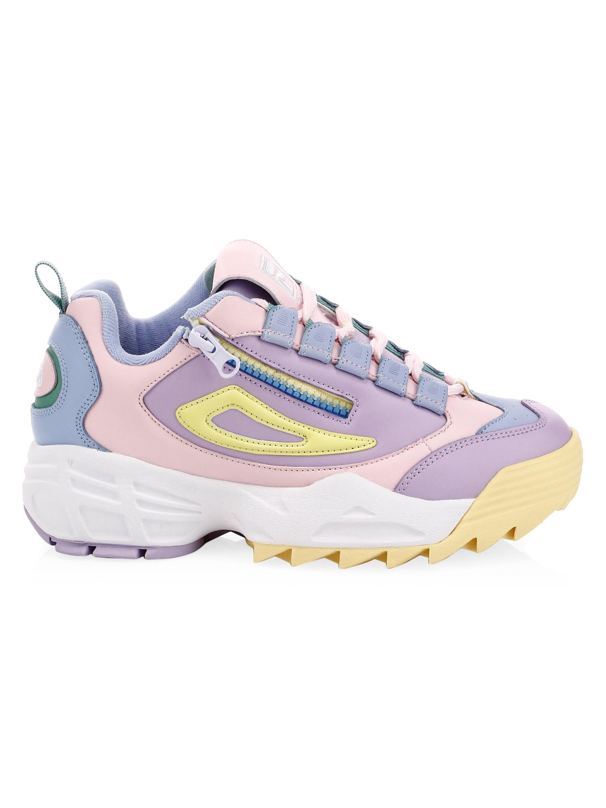 Fila Disruptor Iii Zip Leather Sneakers 