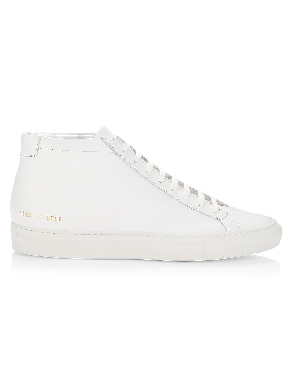 Common Projects Original Achilles Leather High-top Sneakers in White for  Men - Save 59% - Lyst