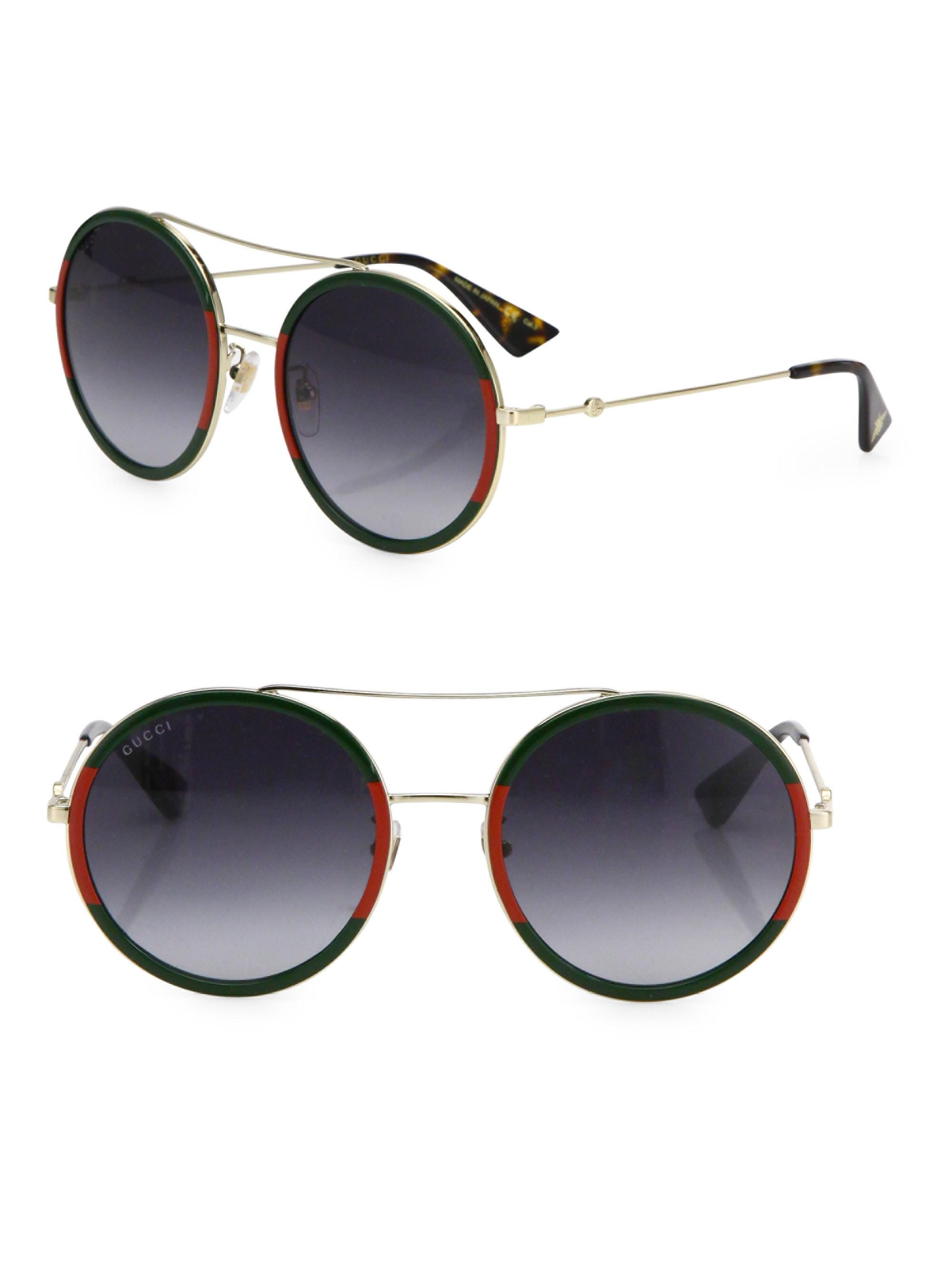 gucci round sunglasses mens