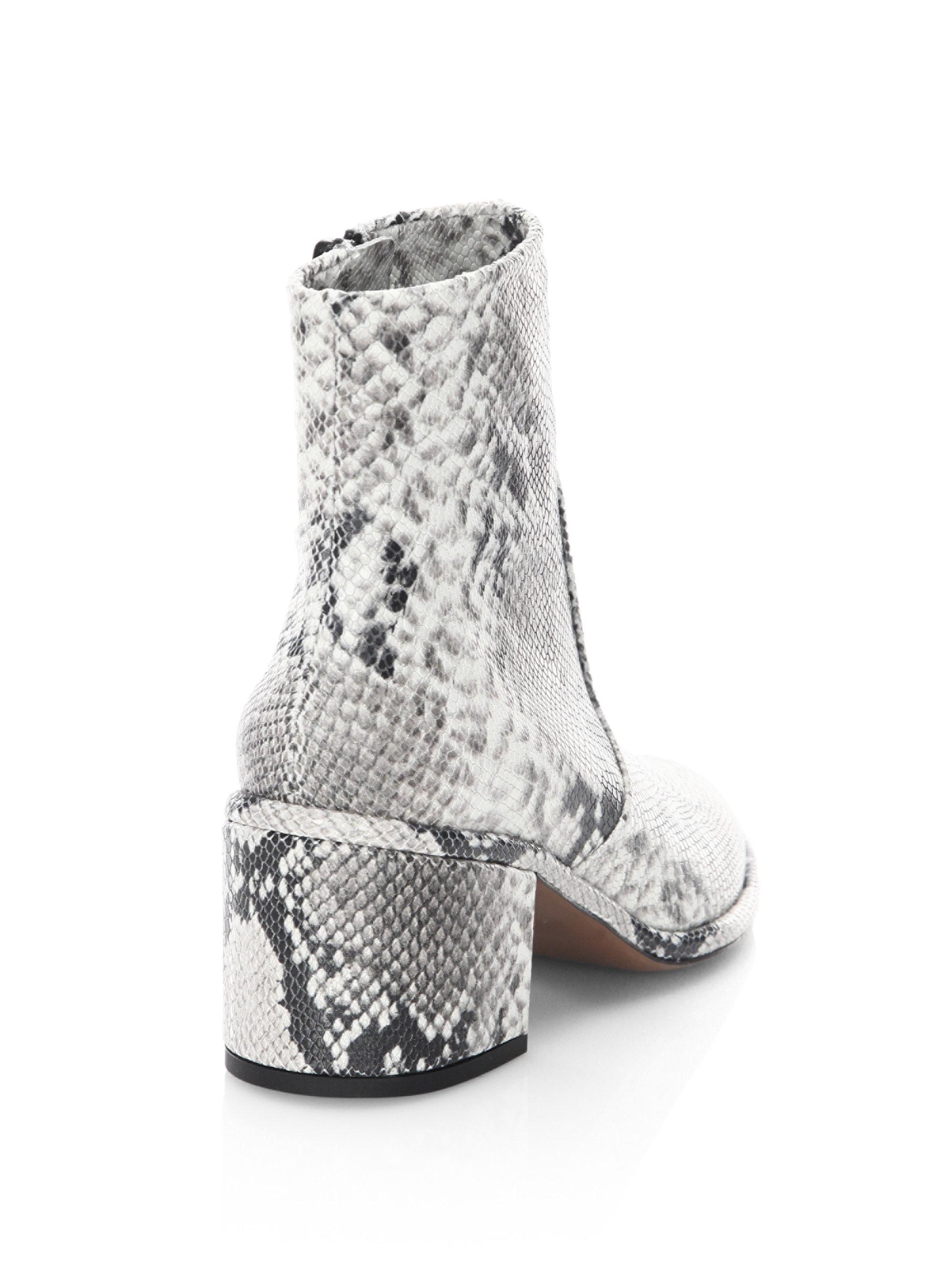snakeskin booties nordstrom