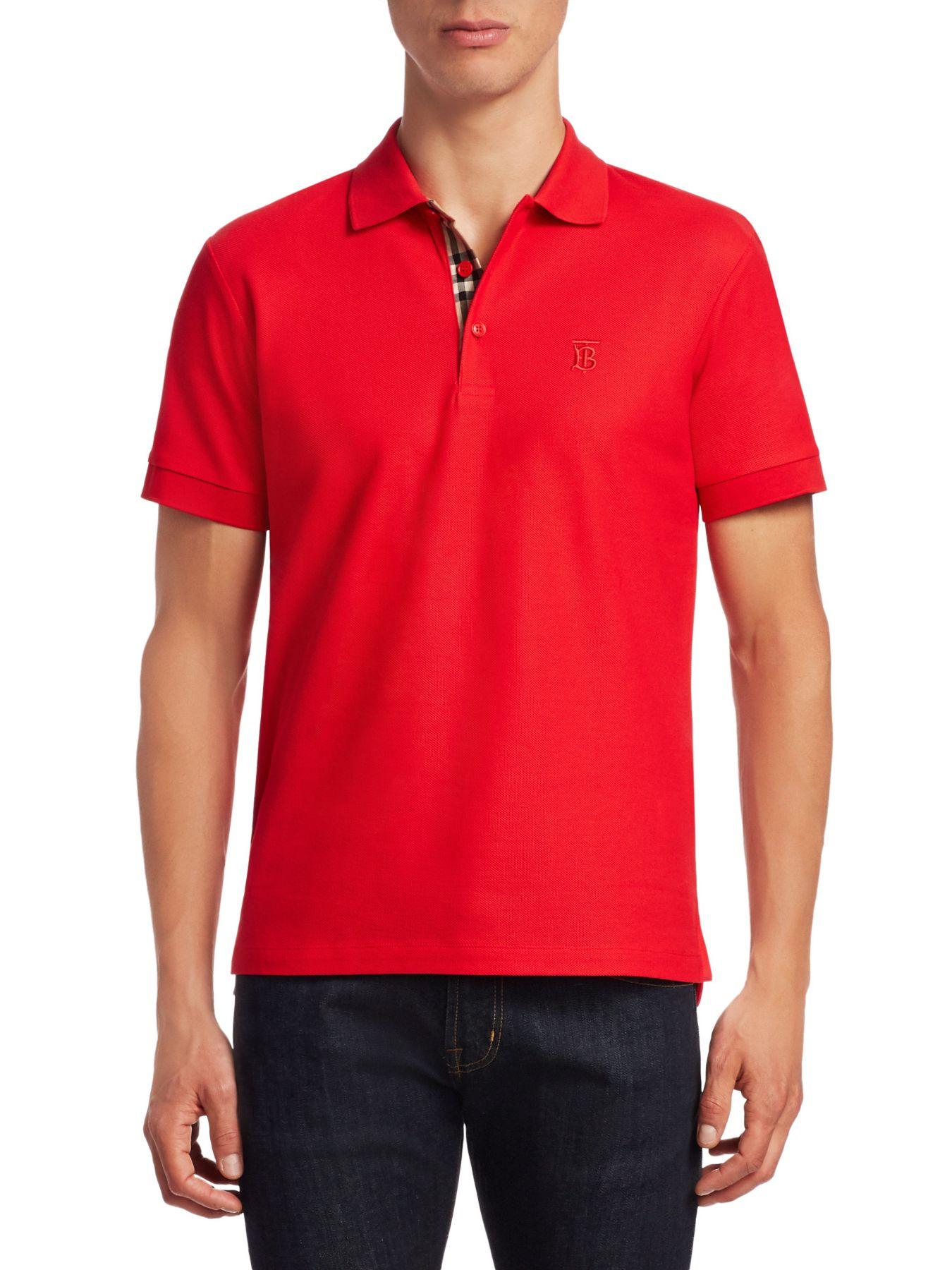 burberry polo shirt men