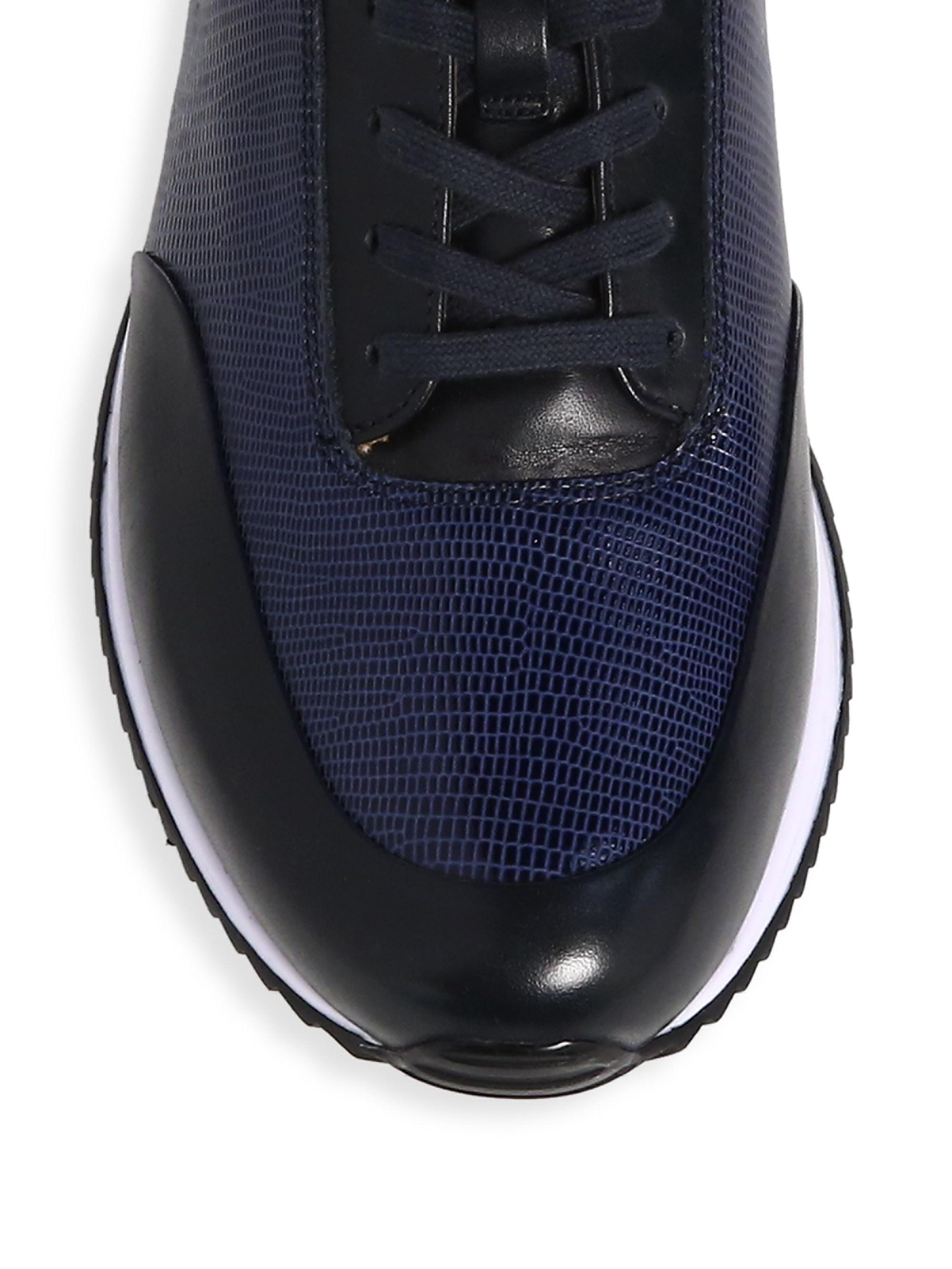 hugo boss legacy leather sneakers