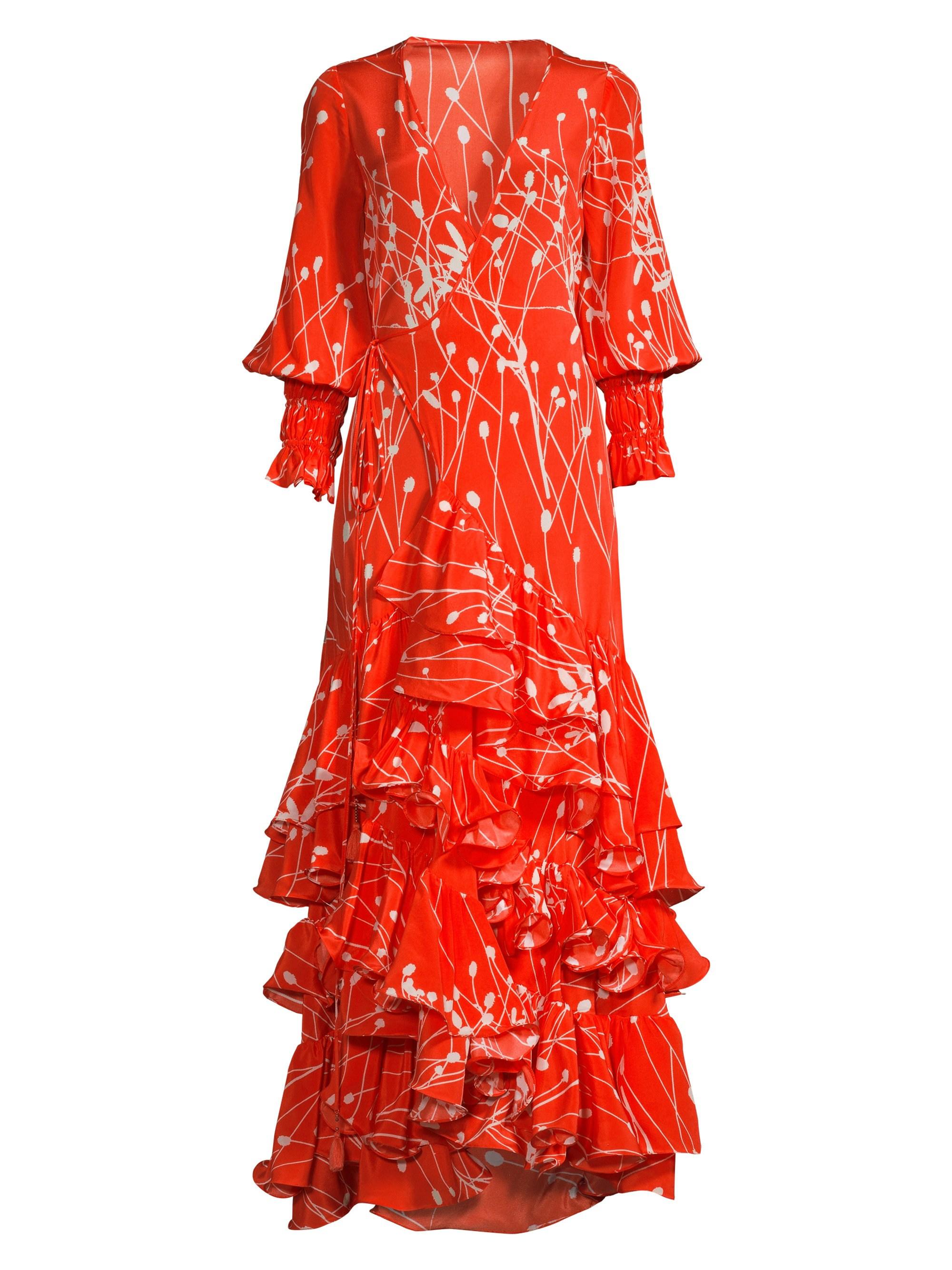 alexis orange dress