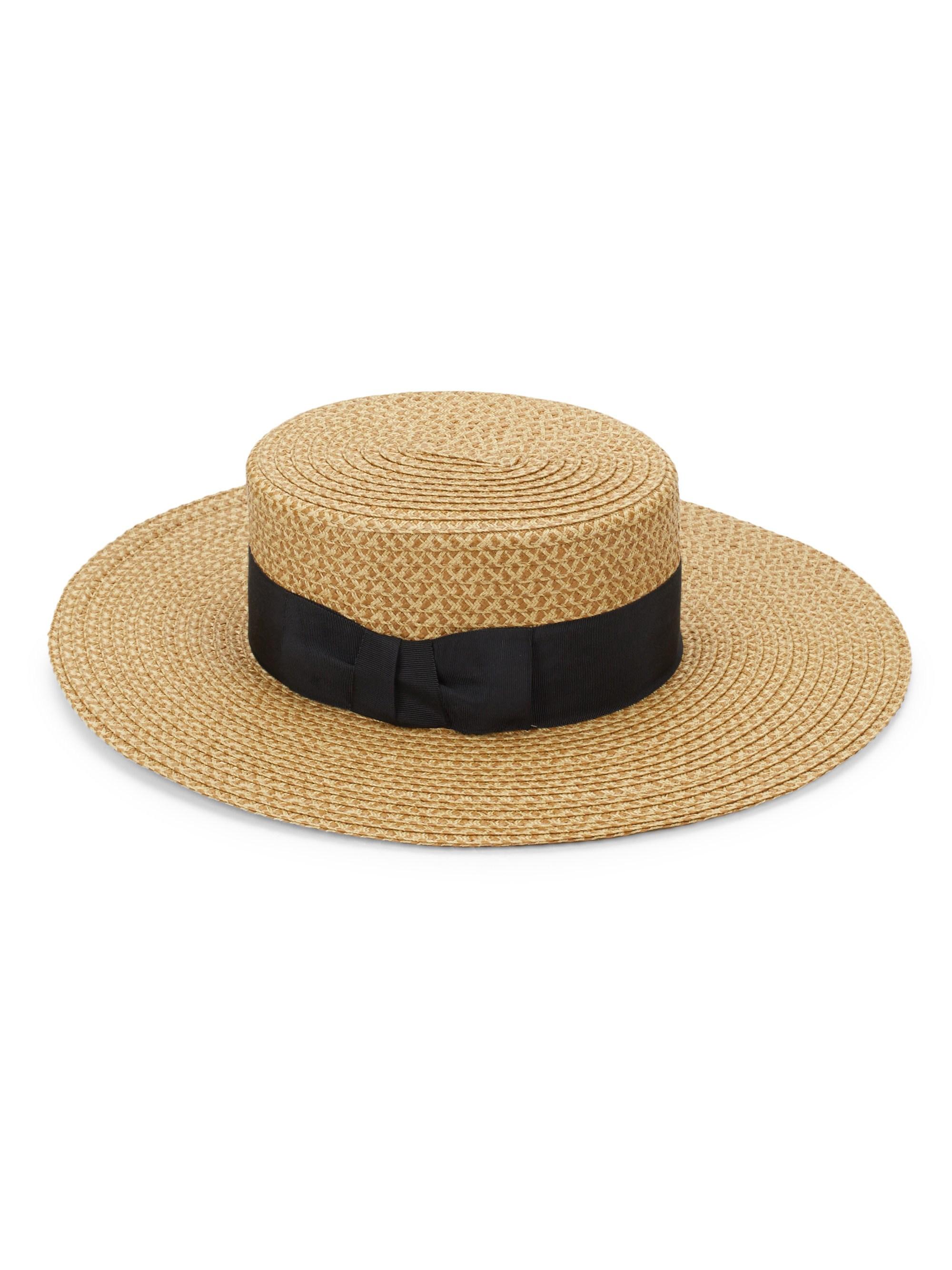 Eric Javits Gondolier Boater Hat | Lyst
