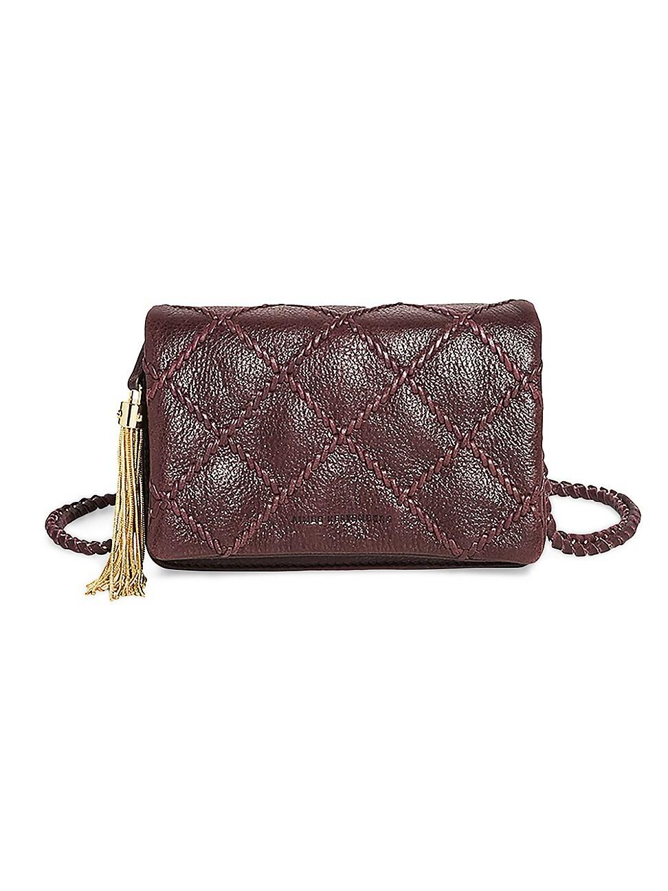 Aimee Kestenberg Mini Sedona Convertible Leather Crossbody Bag in Cumin