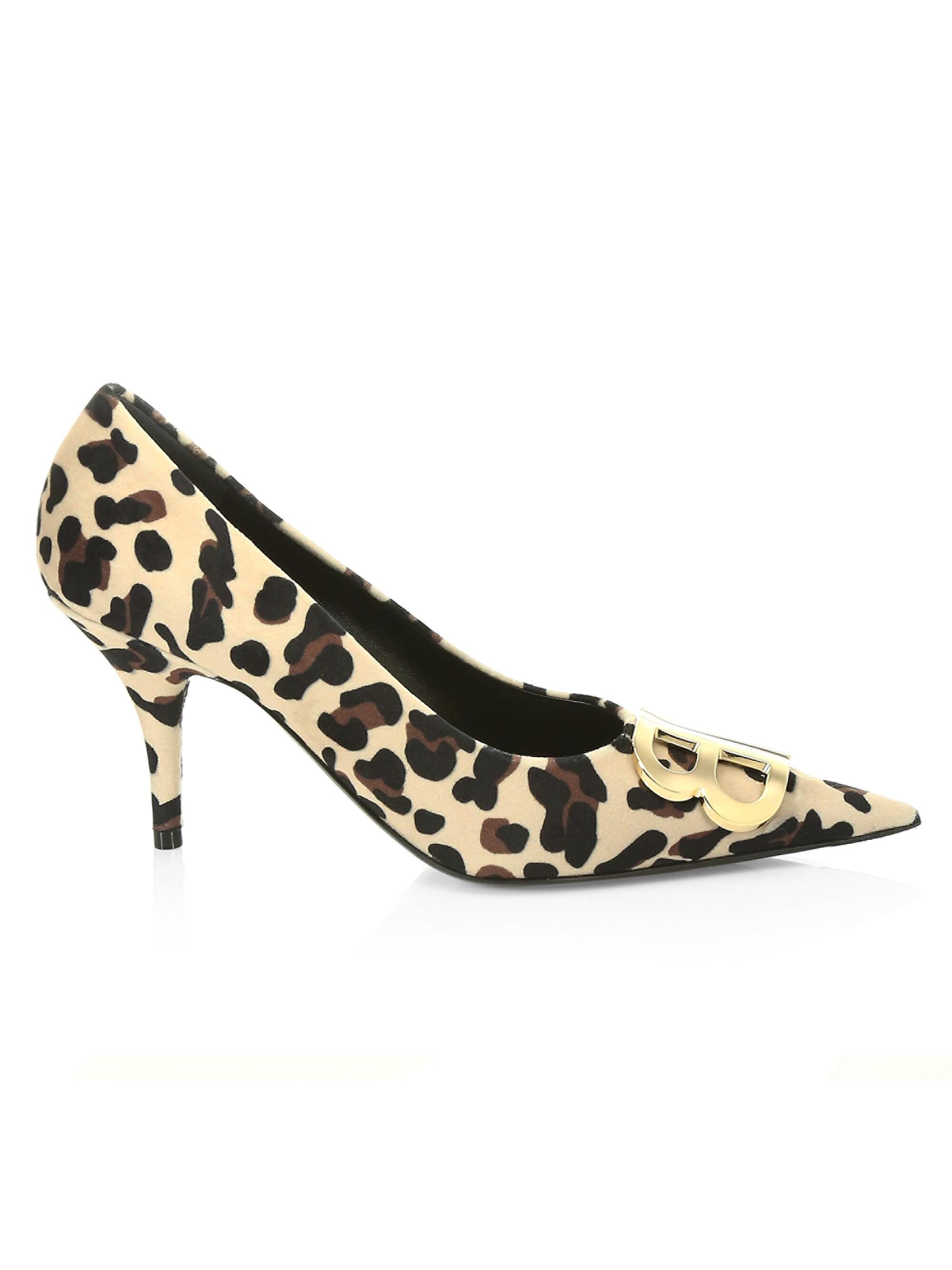 balenciaga leopard shoes