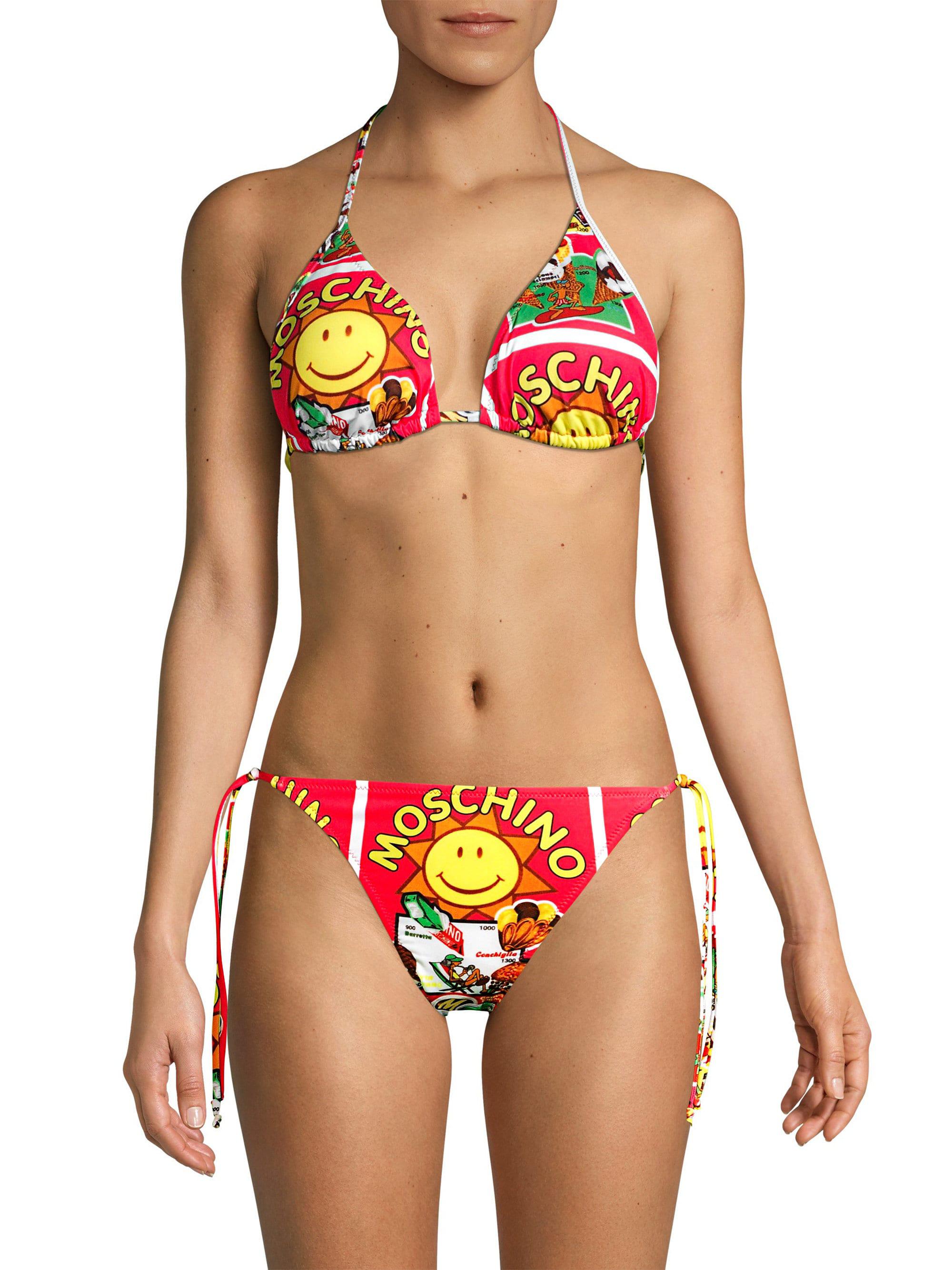 moschino swim top