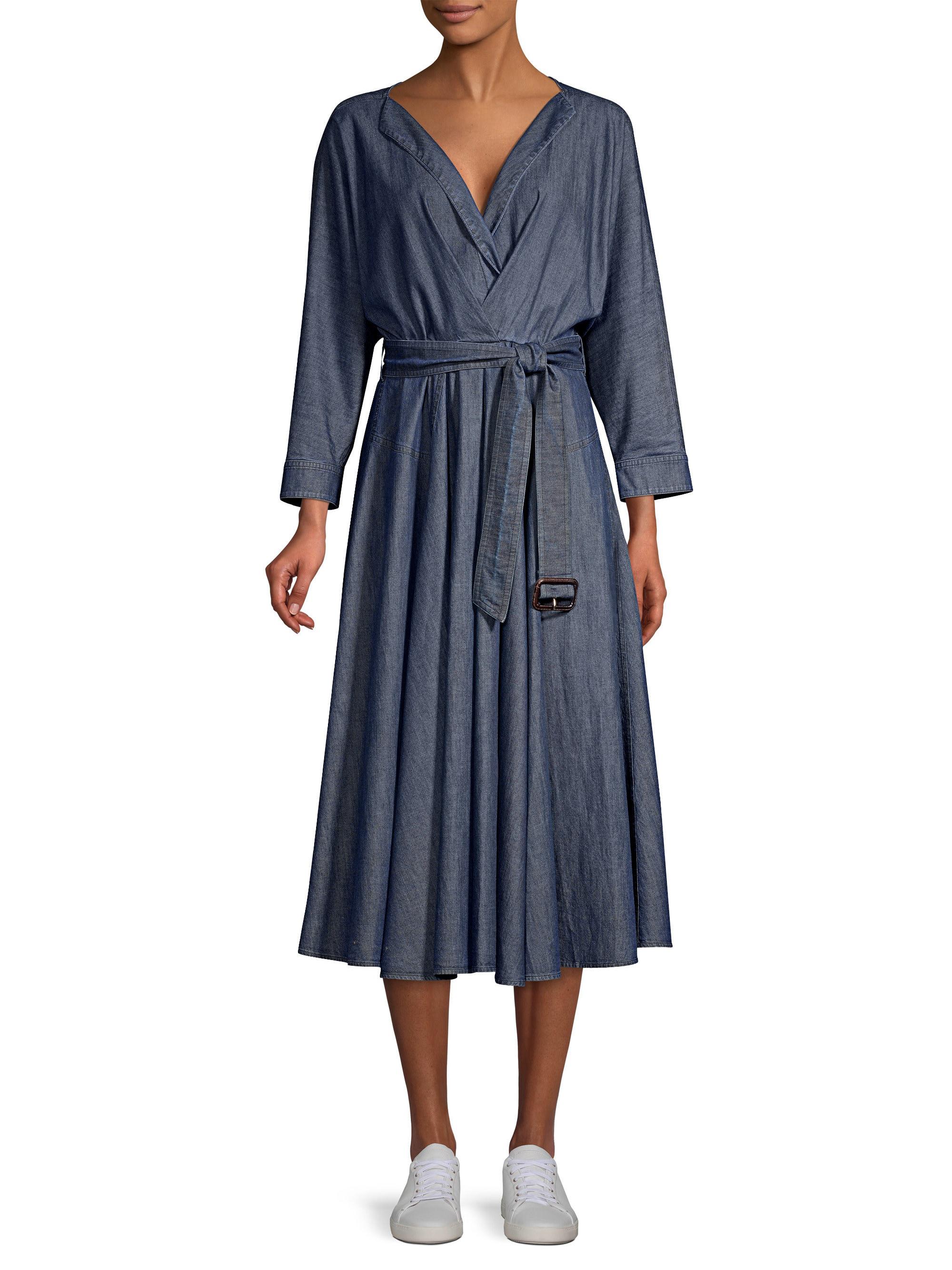 max mara denim dress
