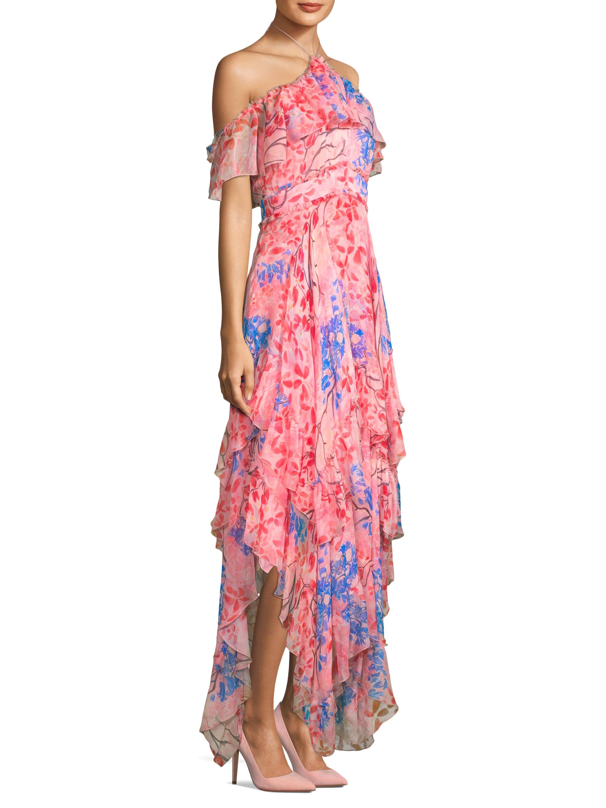 alice olivia long dress