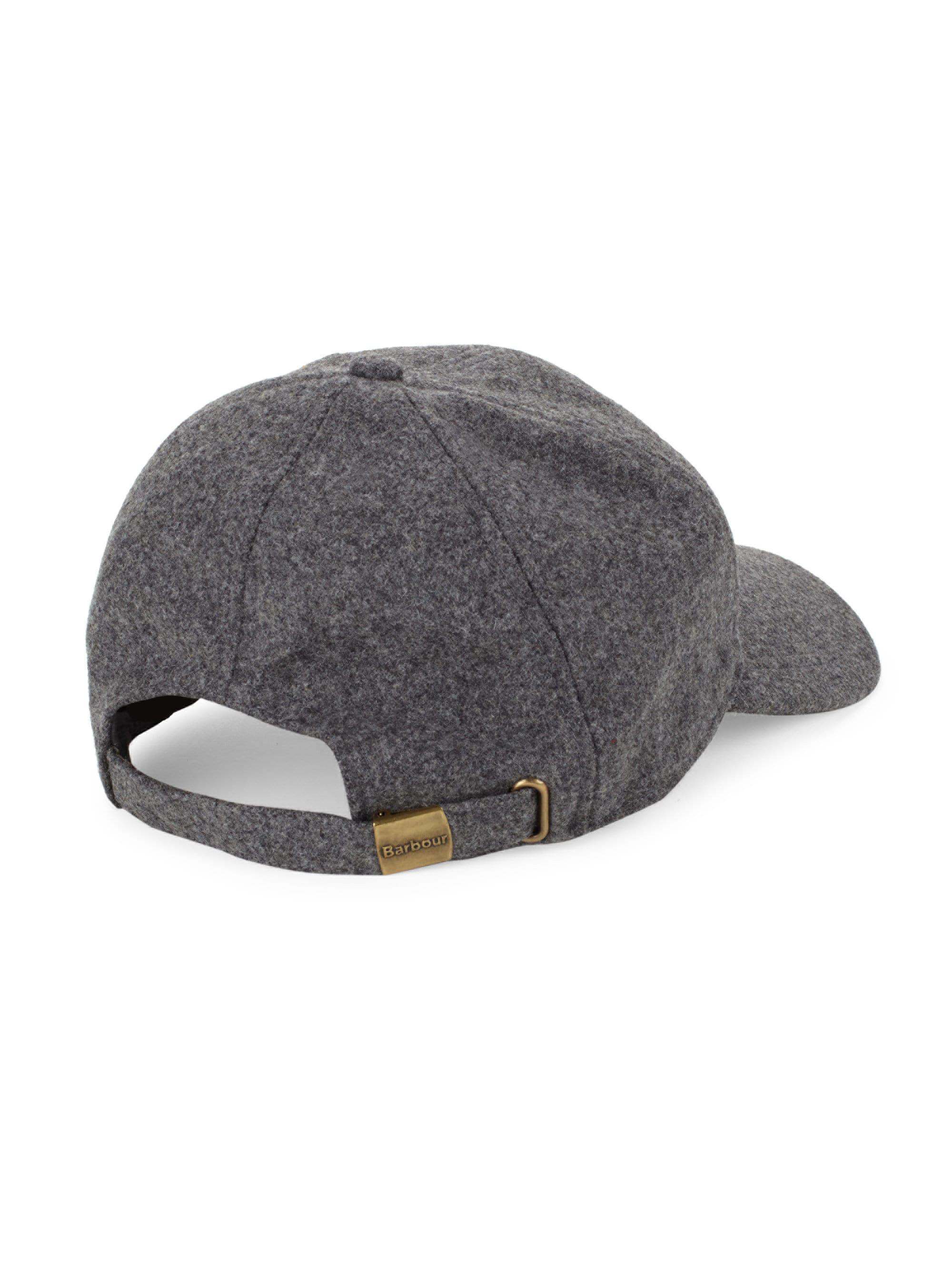 Barbour Coopworth Wool-blend Sports Cap in Grey (Gray) for Men - Lyst