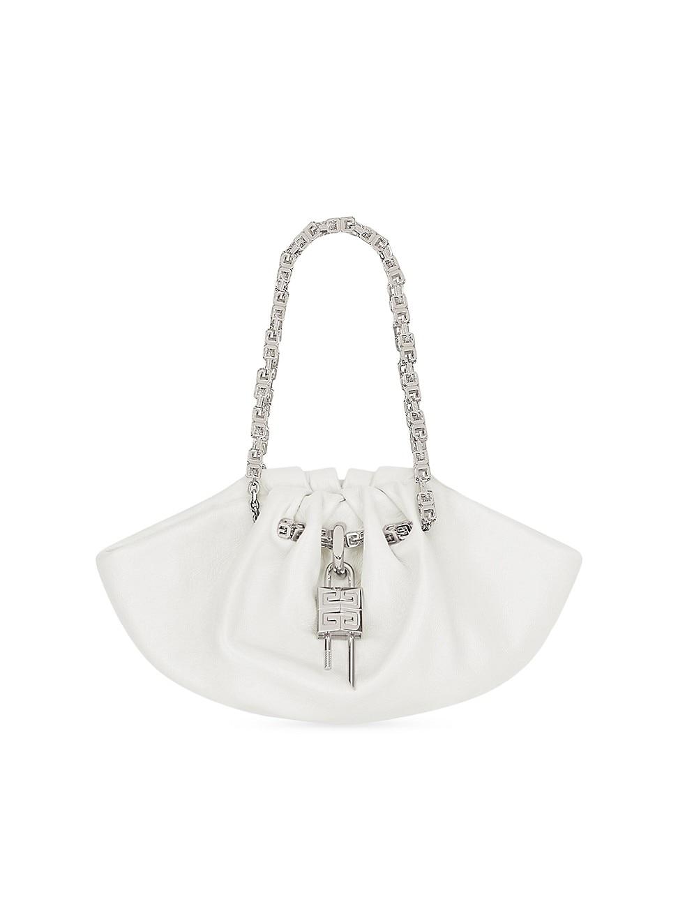 Givenchy Mini Kenny Neo Bag In Tumbled Leather in White Lyst