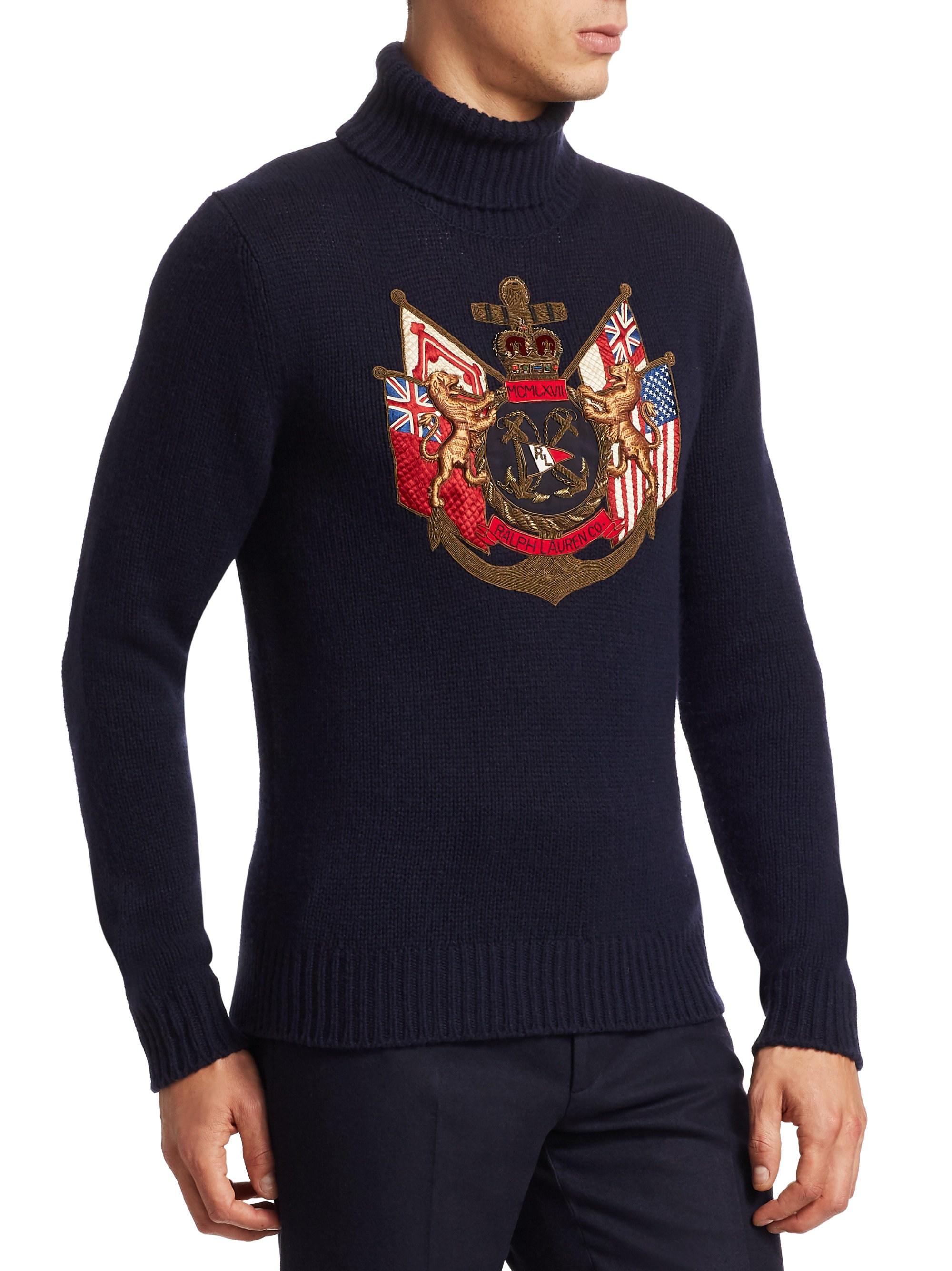 ralph lauren turtleneck sweater