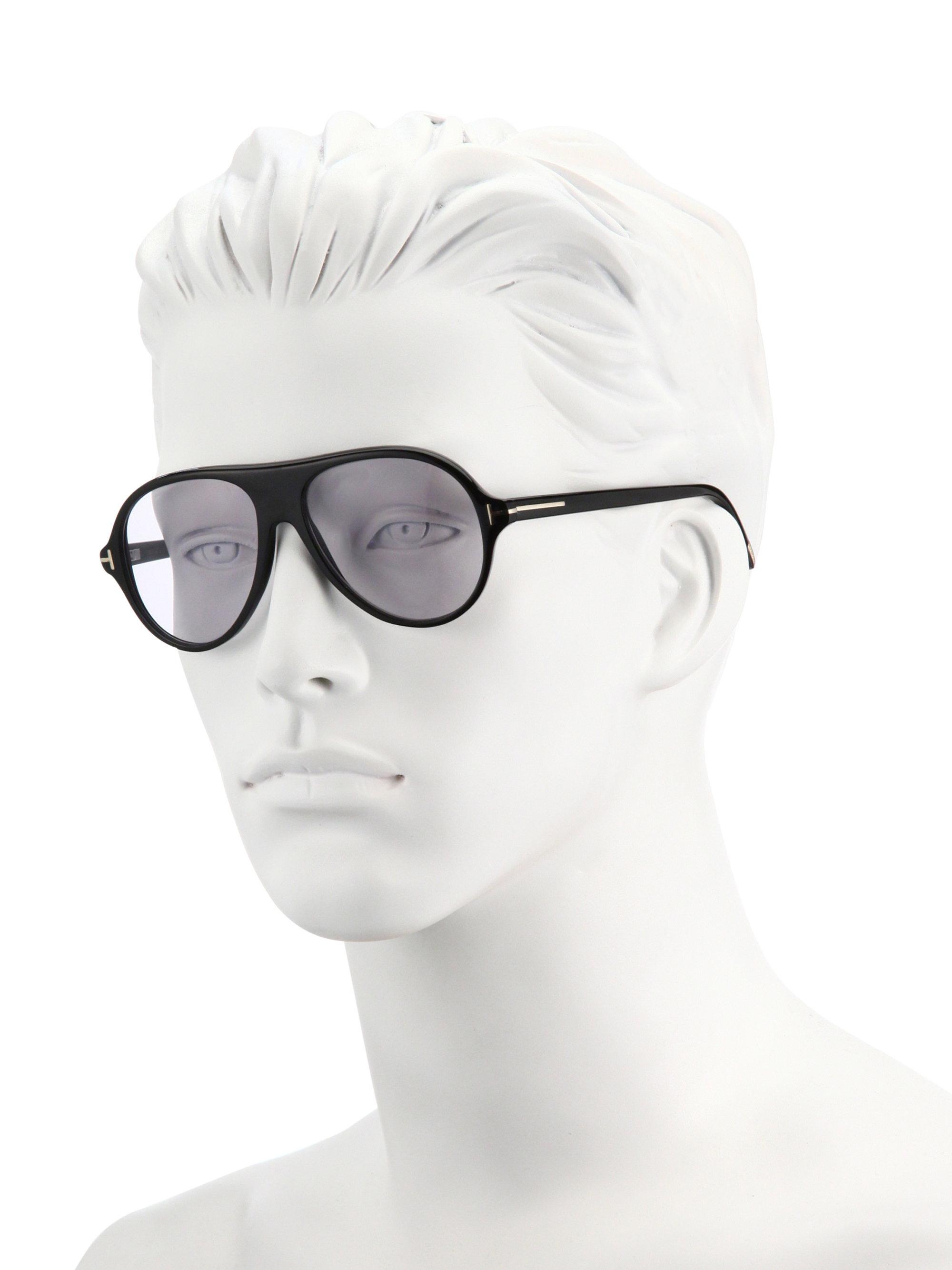 Tom Ford Private Collection Tom N.1 Round Optical Glasses in Black