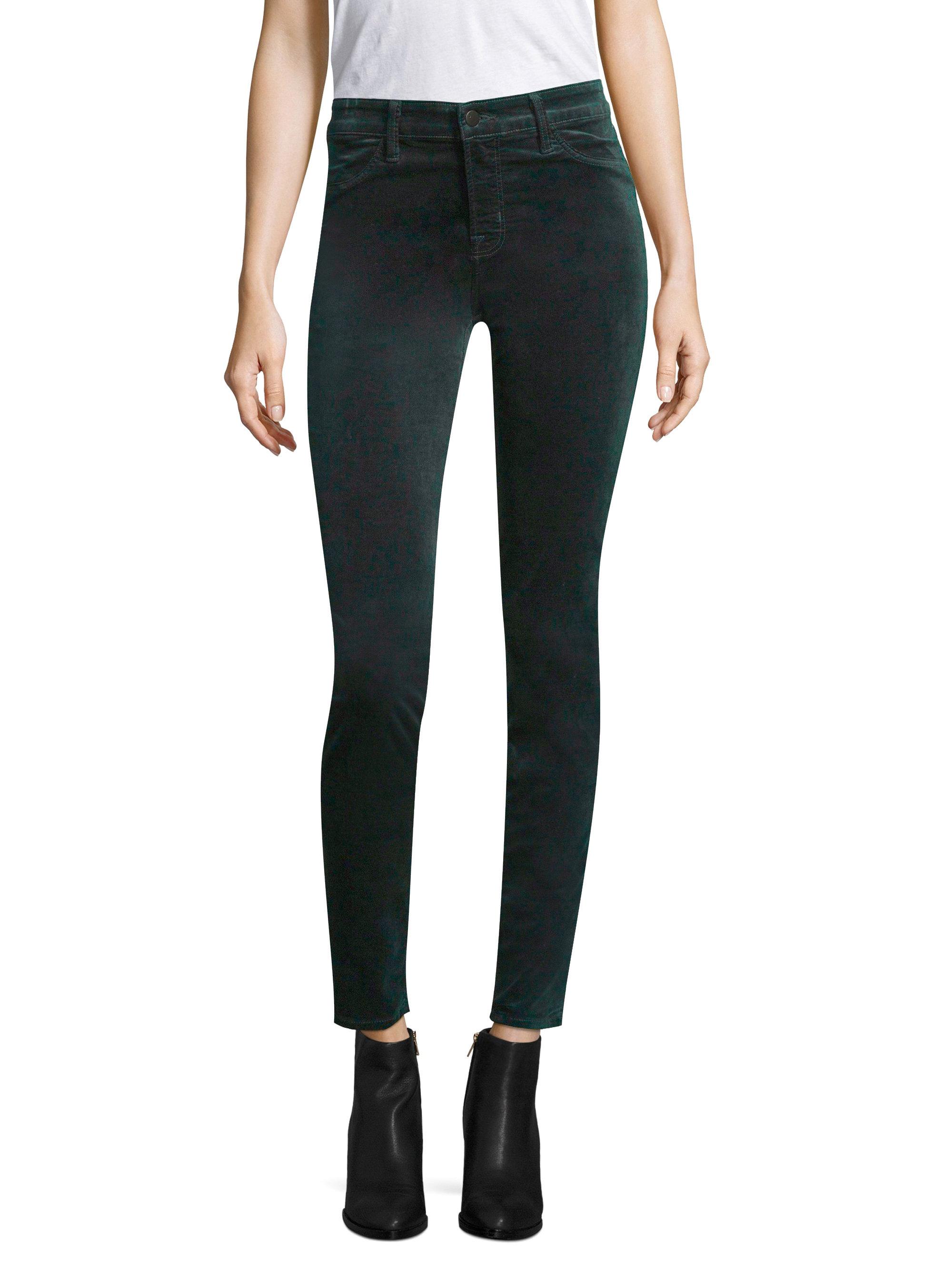 j brand velvet pants