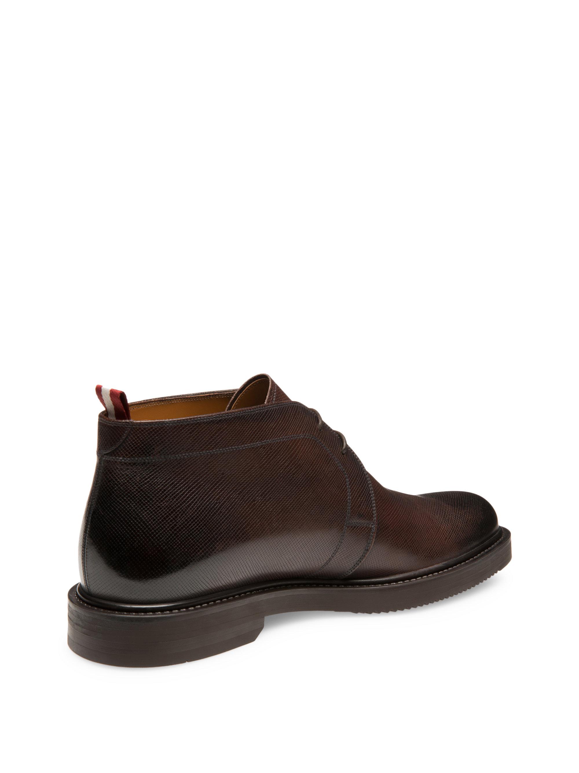 Bally Vilmar Leather Chukka Boots in Brown for Men Lyst