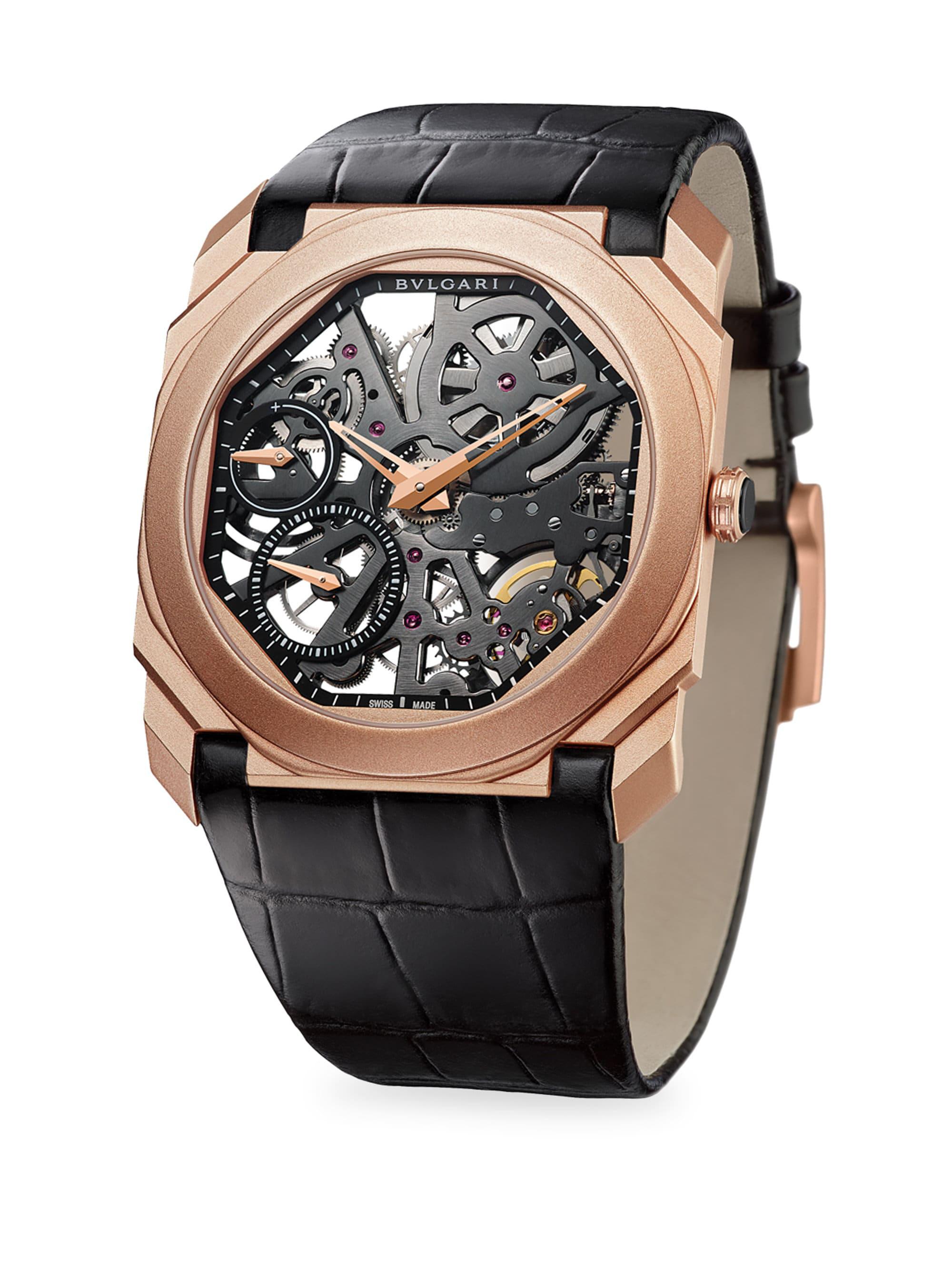 skeleton watch mens