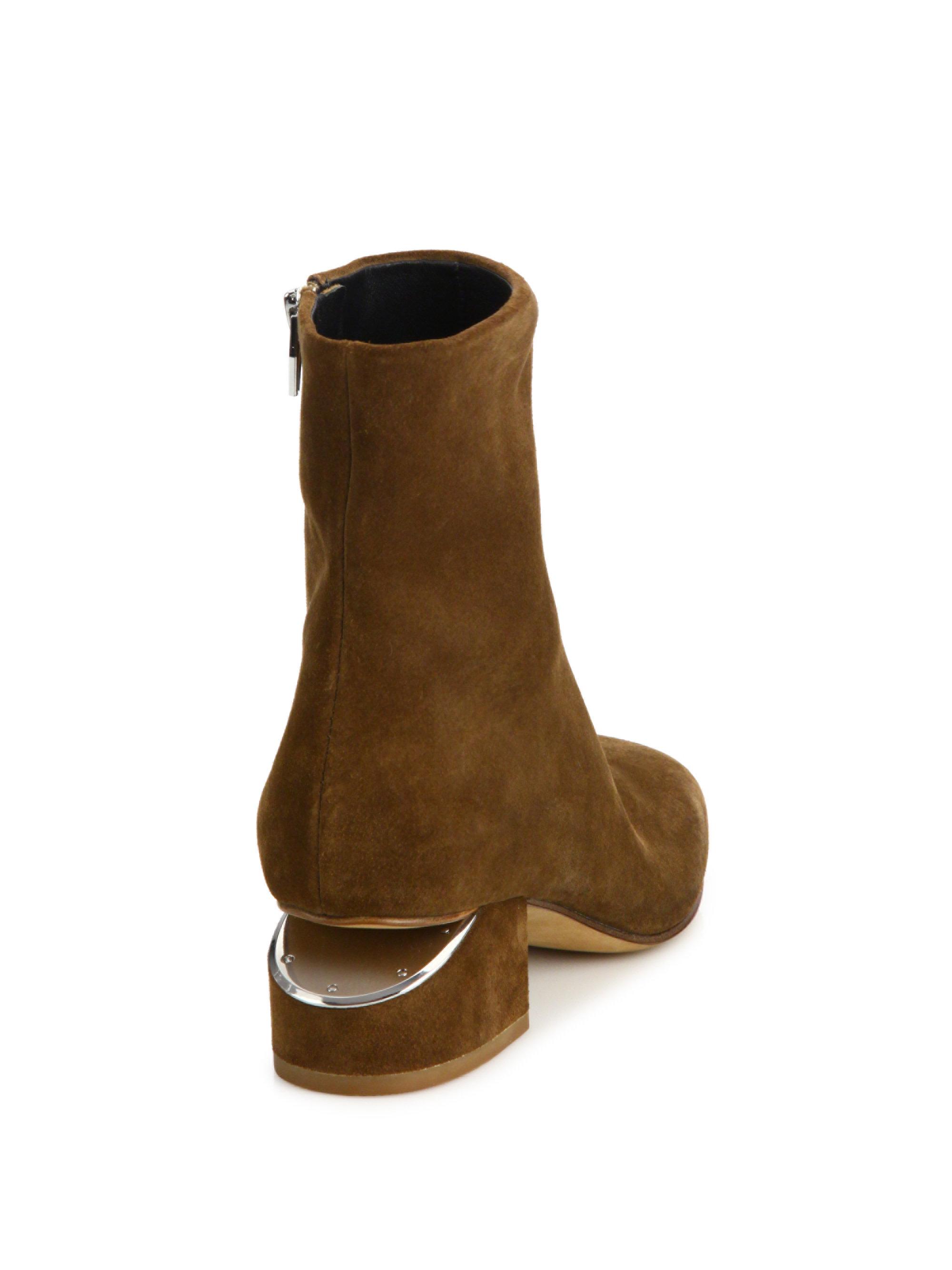 alexander wang suede booties