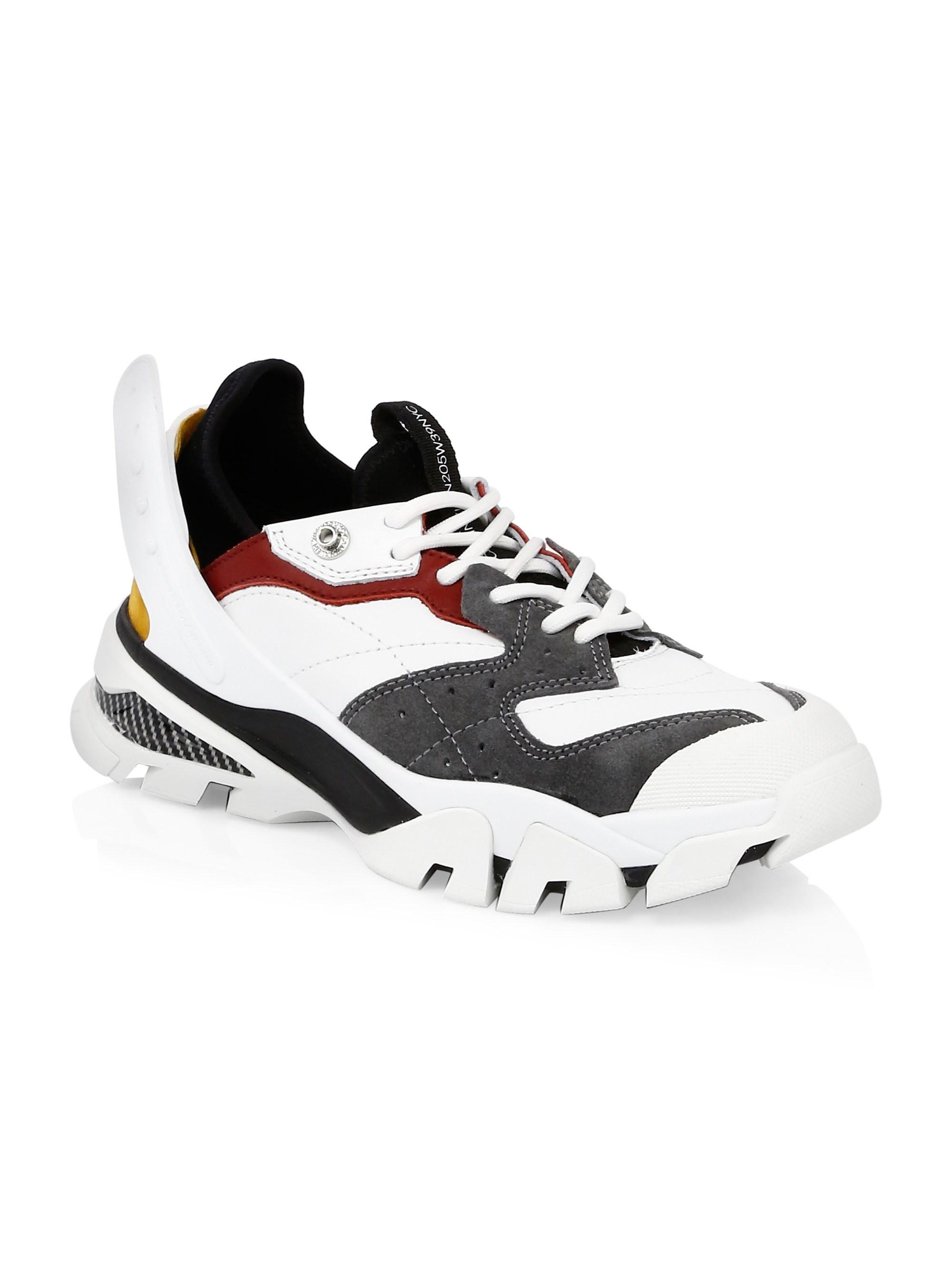 CALVIN KLEIN 205W39NYC Leather Men�s Carla Chunky Sneakers