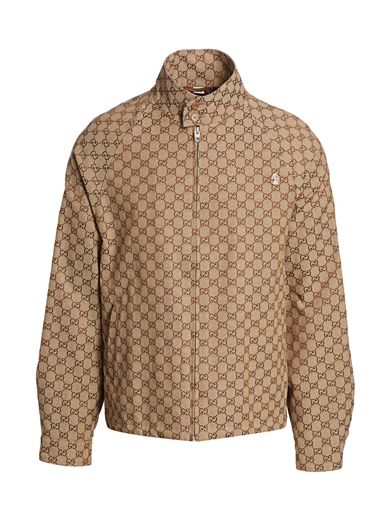 gucci monogram bomber jacket