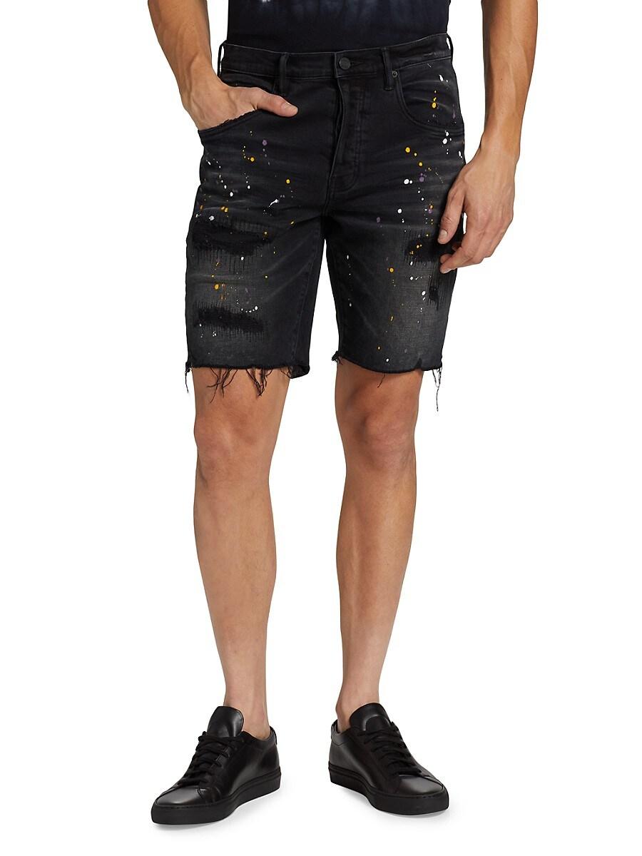 Purple Brand Distressed Paint Splatter 