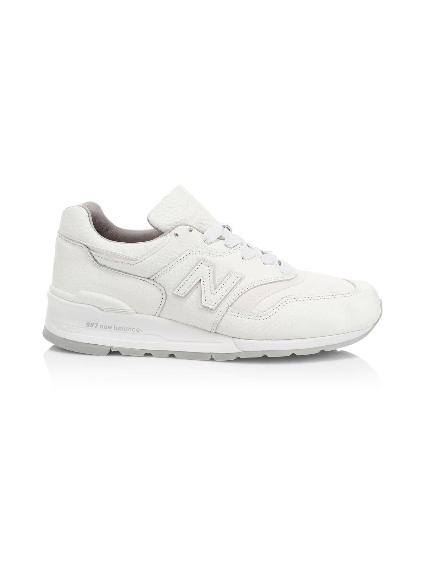 new balance 997 bison white