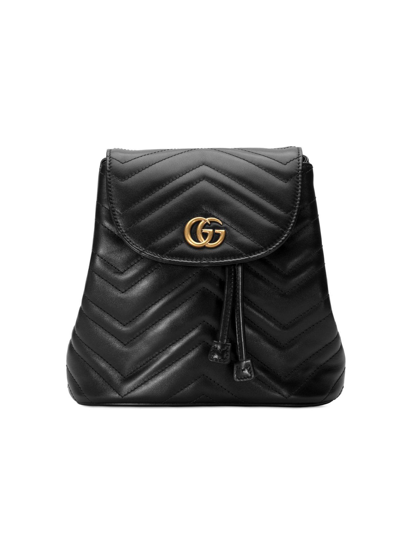 black mini gg marmont 2.0 backpack