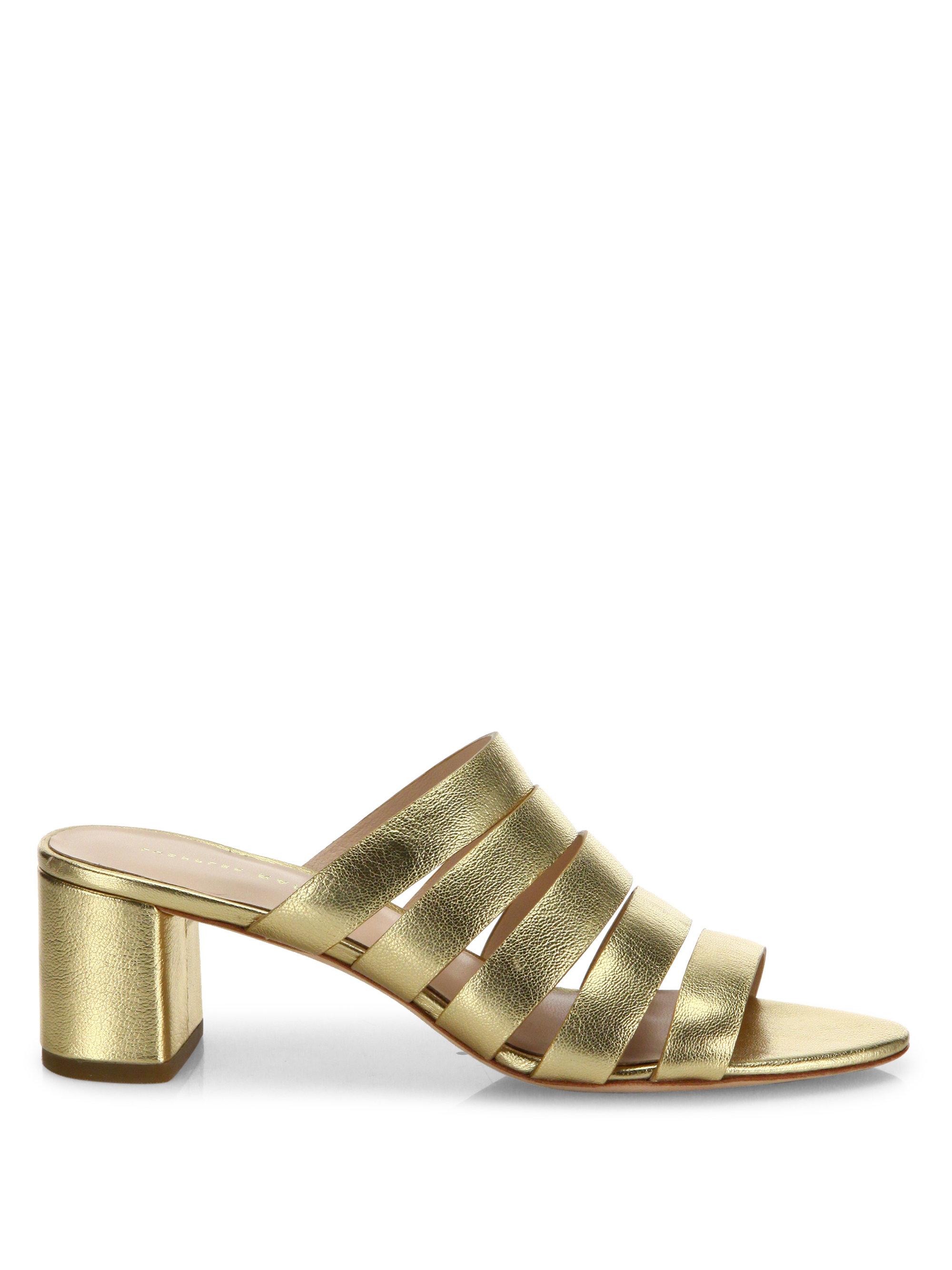 loeffler randall metallic mules