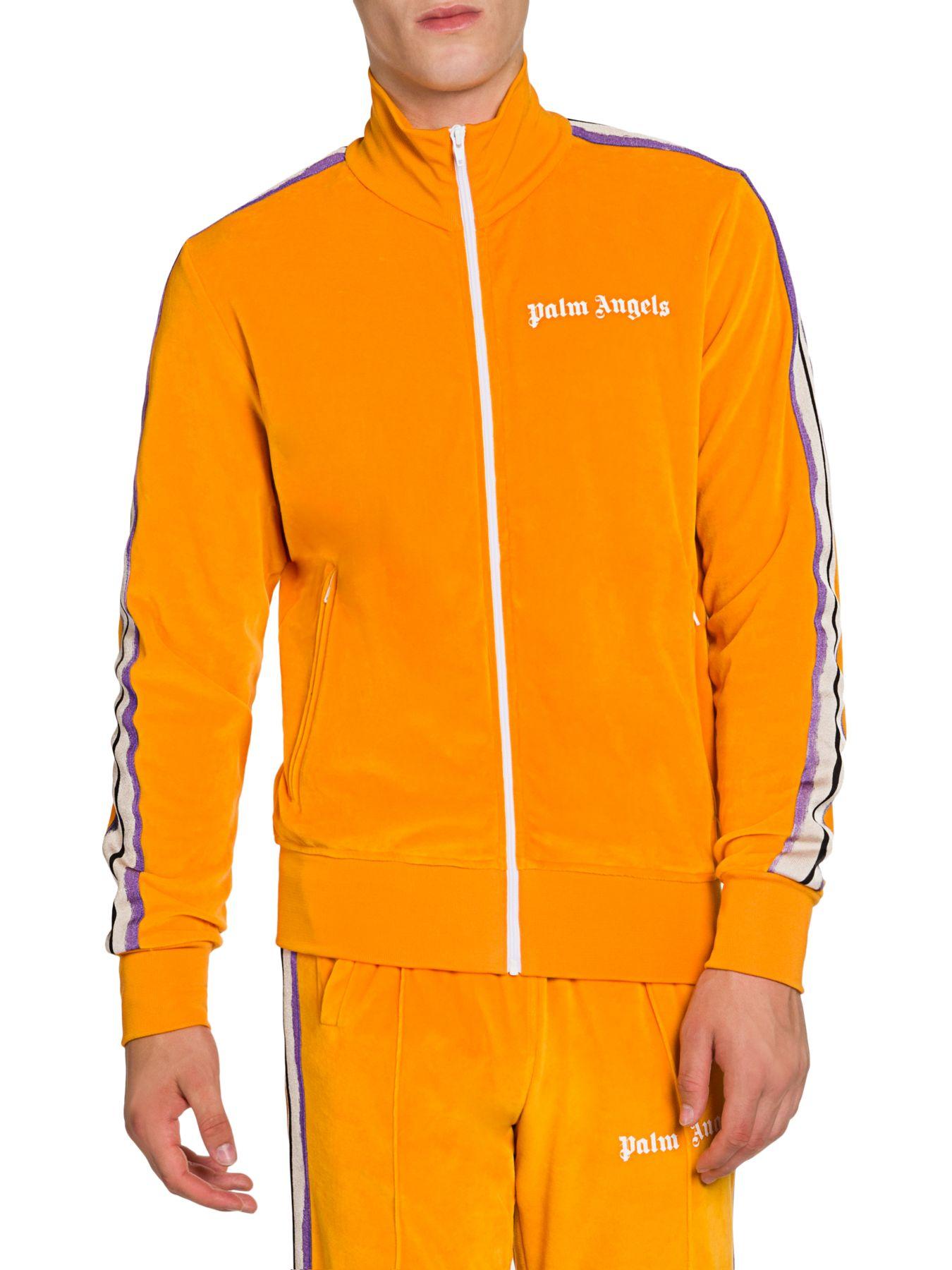 Palm Angels Classic Track Jacket in Orange for Men | Lyst